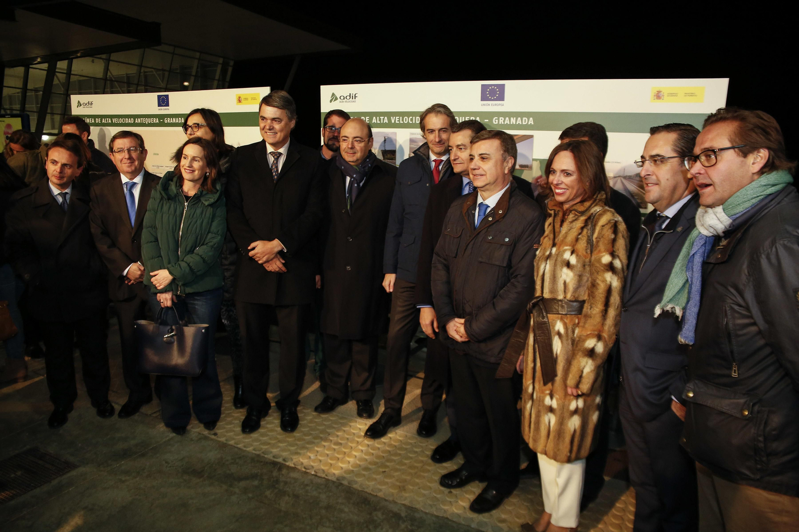 Inauguración en Antequera de las fases de pruebas del AVE