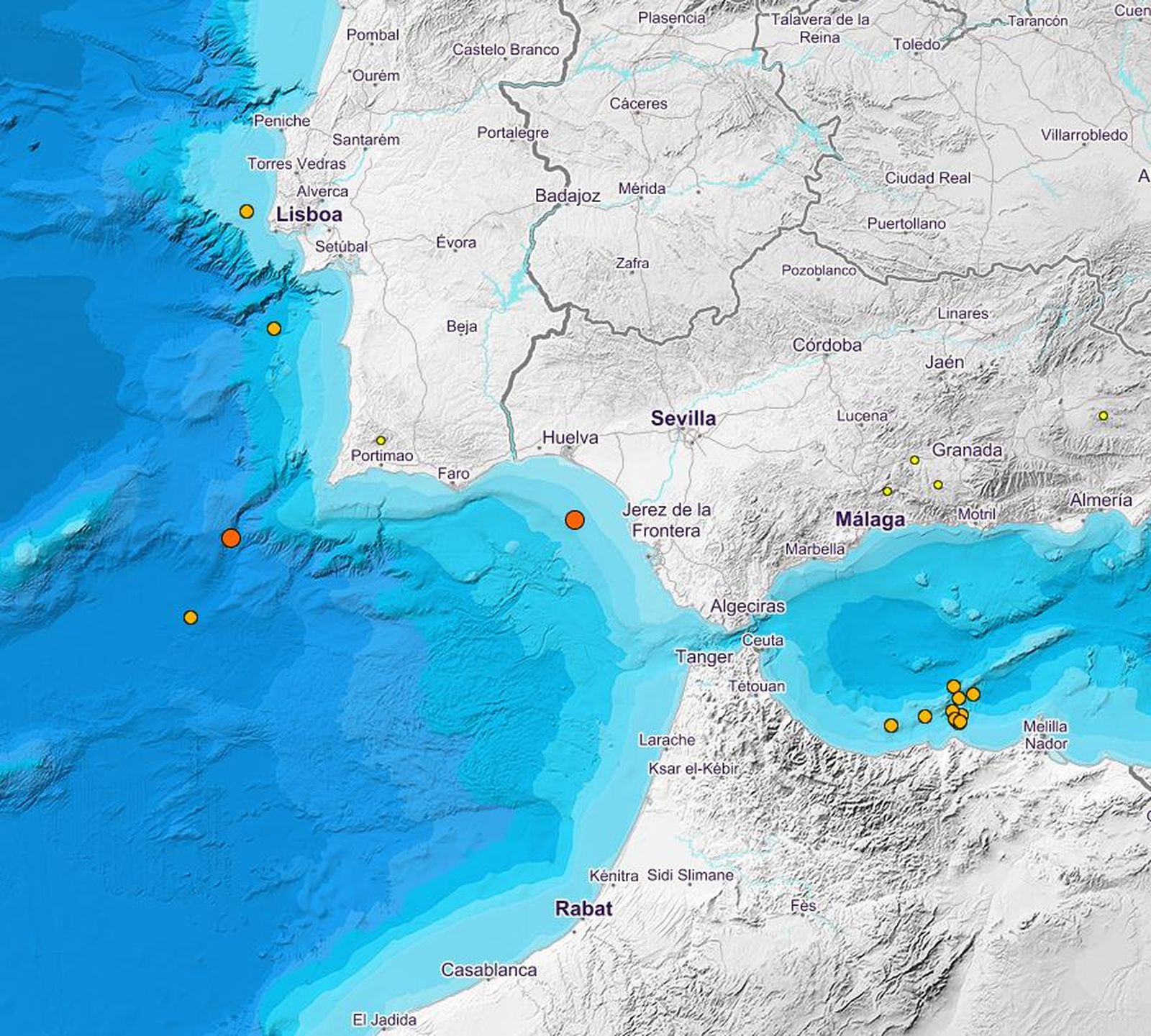 Un terremoto de casi 4 grados se siente en la provincia de Huelva