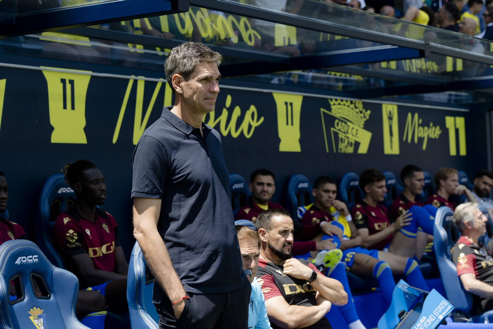 Las imágenes del partido entre el Cádiz C.F y el Getafe
