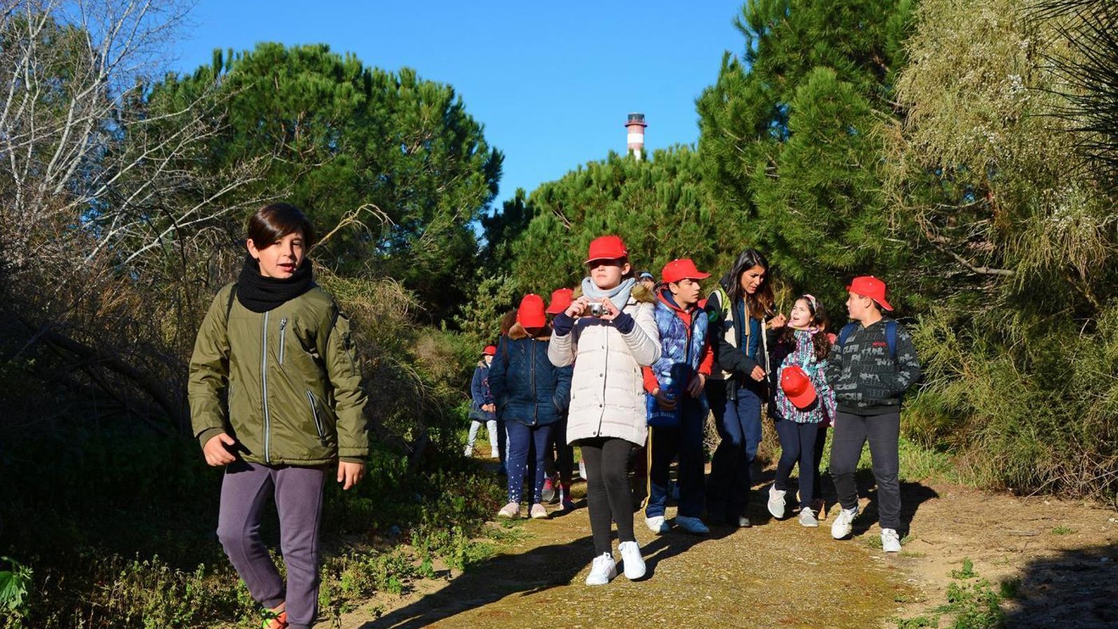 La Laguna Primera de Palos ha recibido las primeras visitas de escolares.