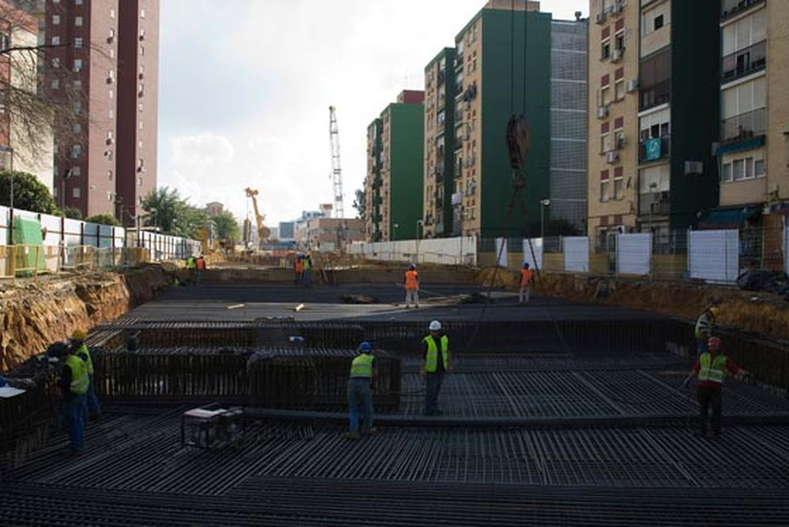 Completados en un año 200 metros de túnel del Metro en Montequinto