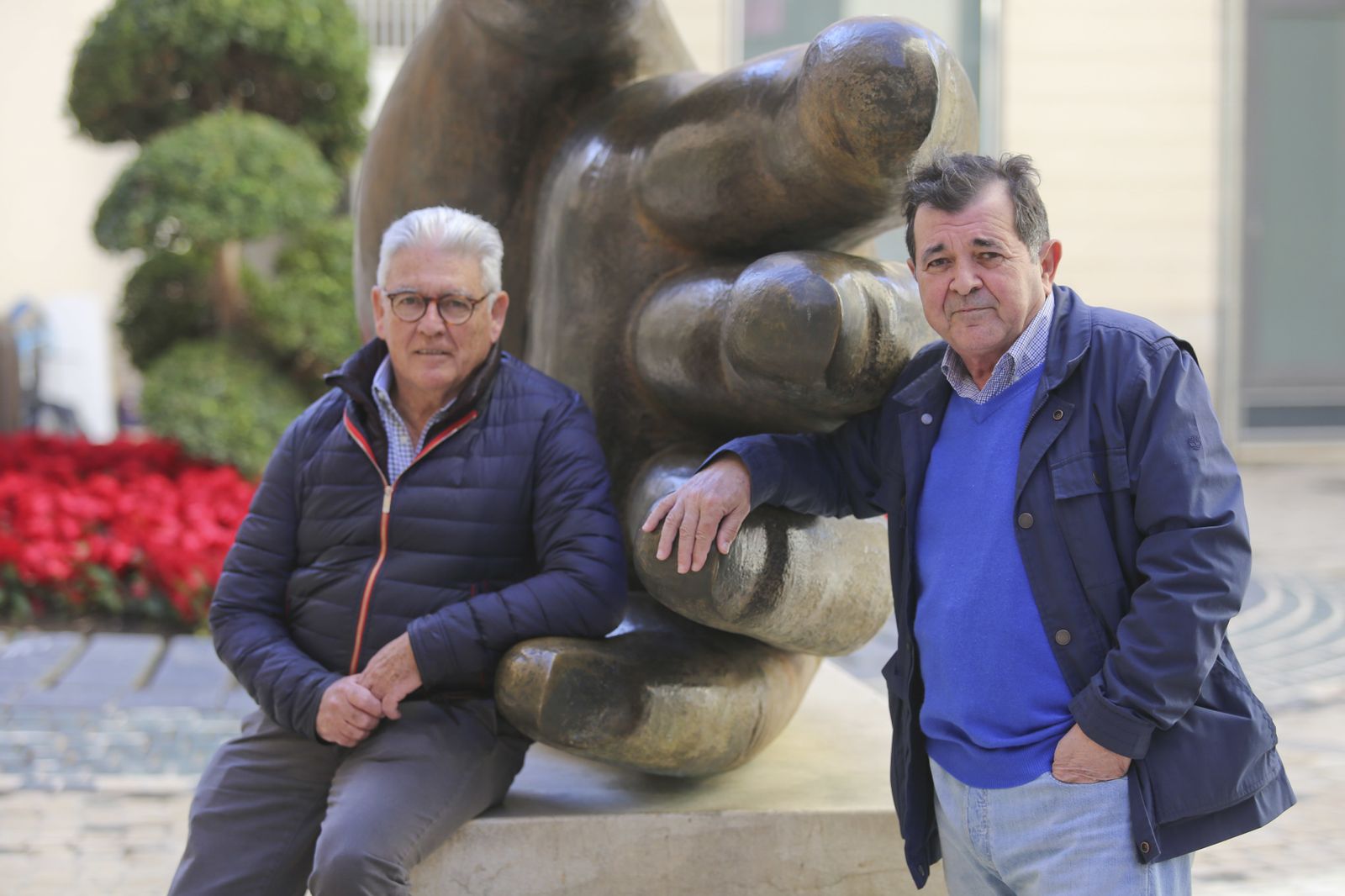 Miguel Such (izquierda) y Basilio Dueñas.