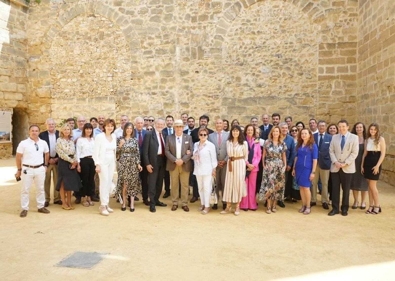 El grupo que disfrutó de esta jornada de convivencia de los agentes de la propiedad inmobiliaria