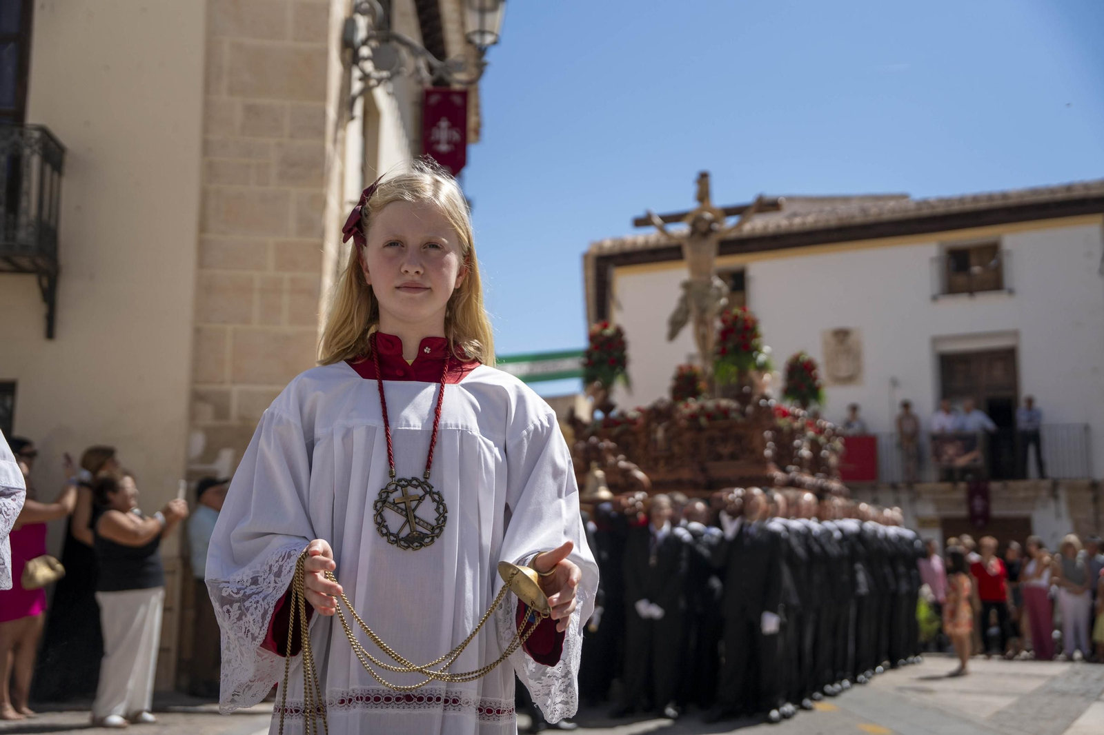 Eucaristía y procesión de Exaltación de la Cruz en la localidad de Vélez-Rubio