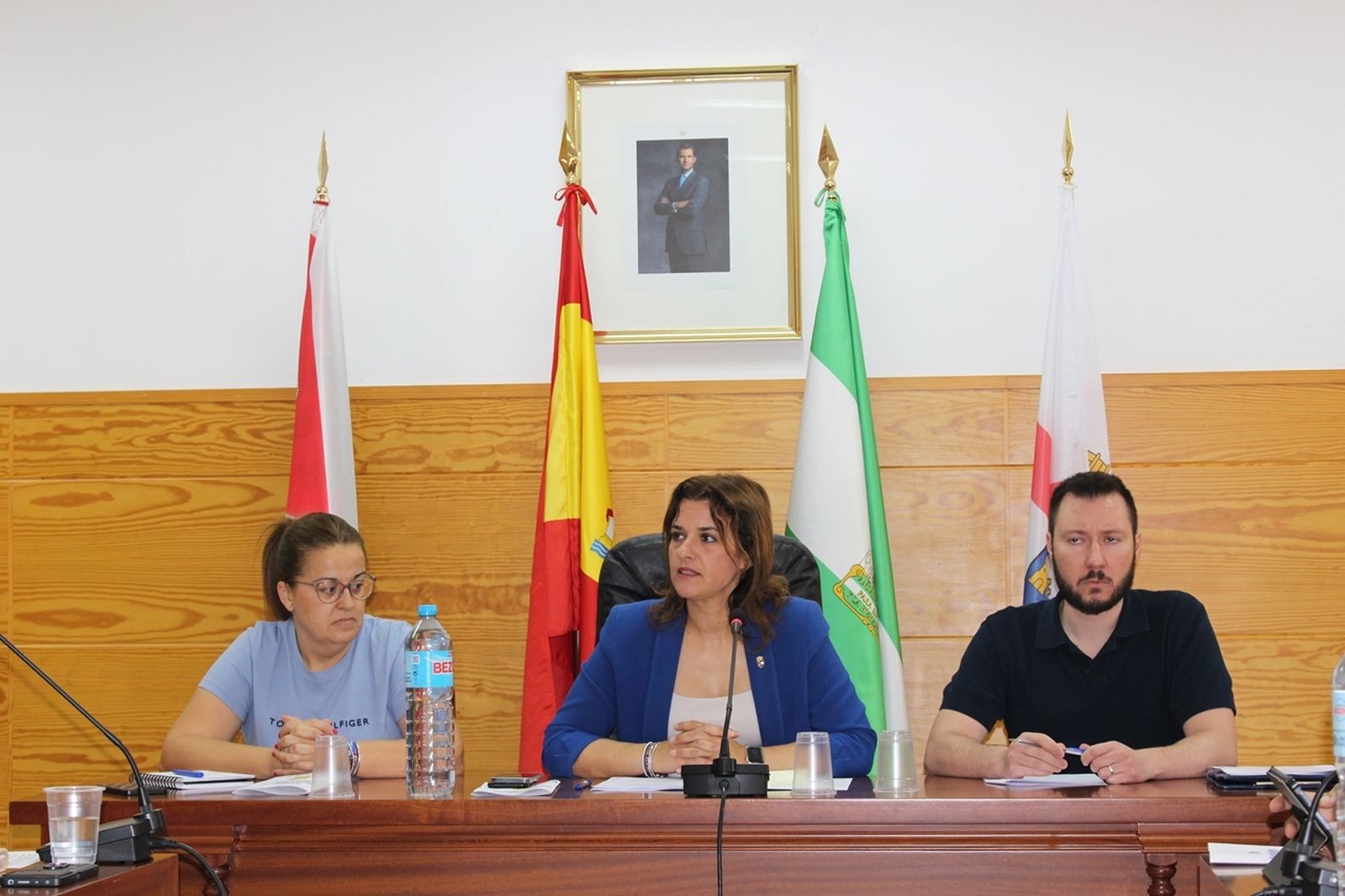 Momento de la sesión plenaria de Benahadux.