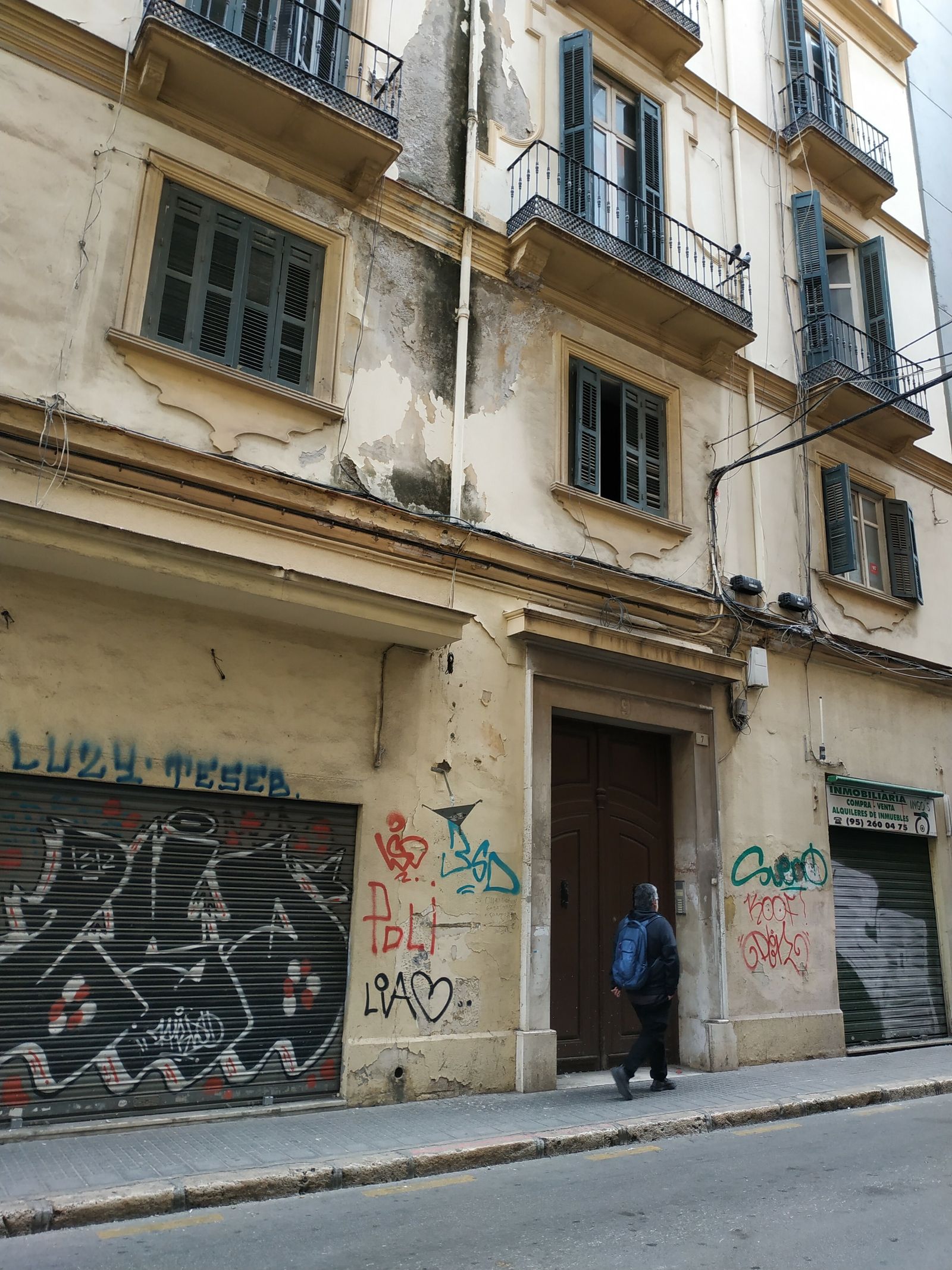 Vista del edificio de la calle Vendeja, 7.