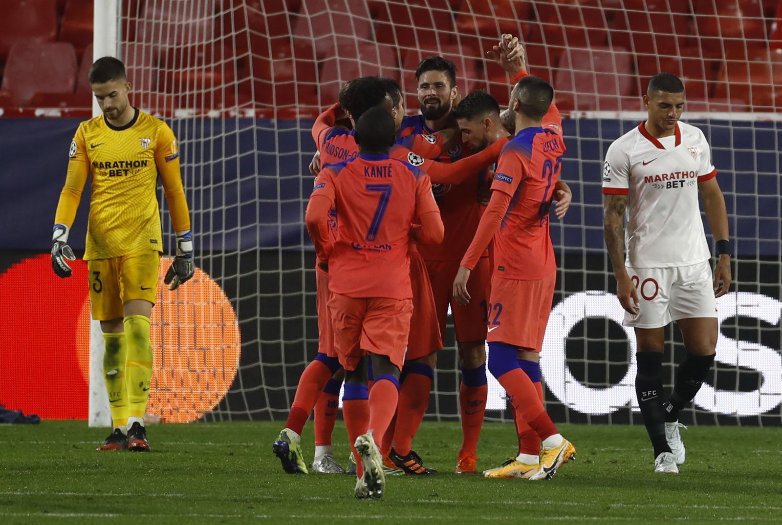 Las imágenes del Sevilla-Chelsea