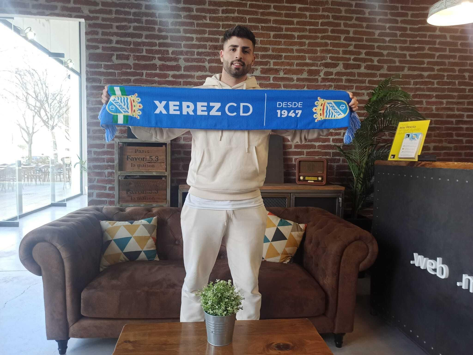 Brian Martín, en las instalaciones de Boox durante su presentación.