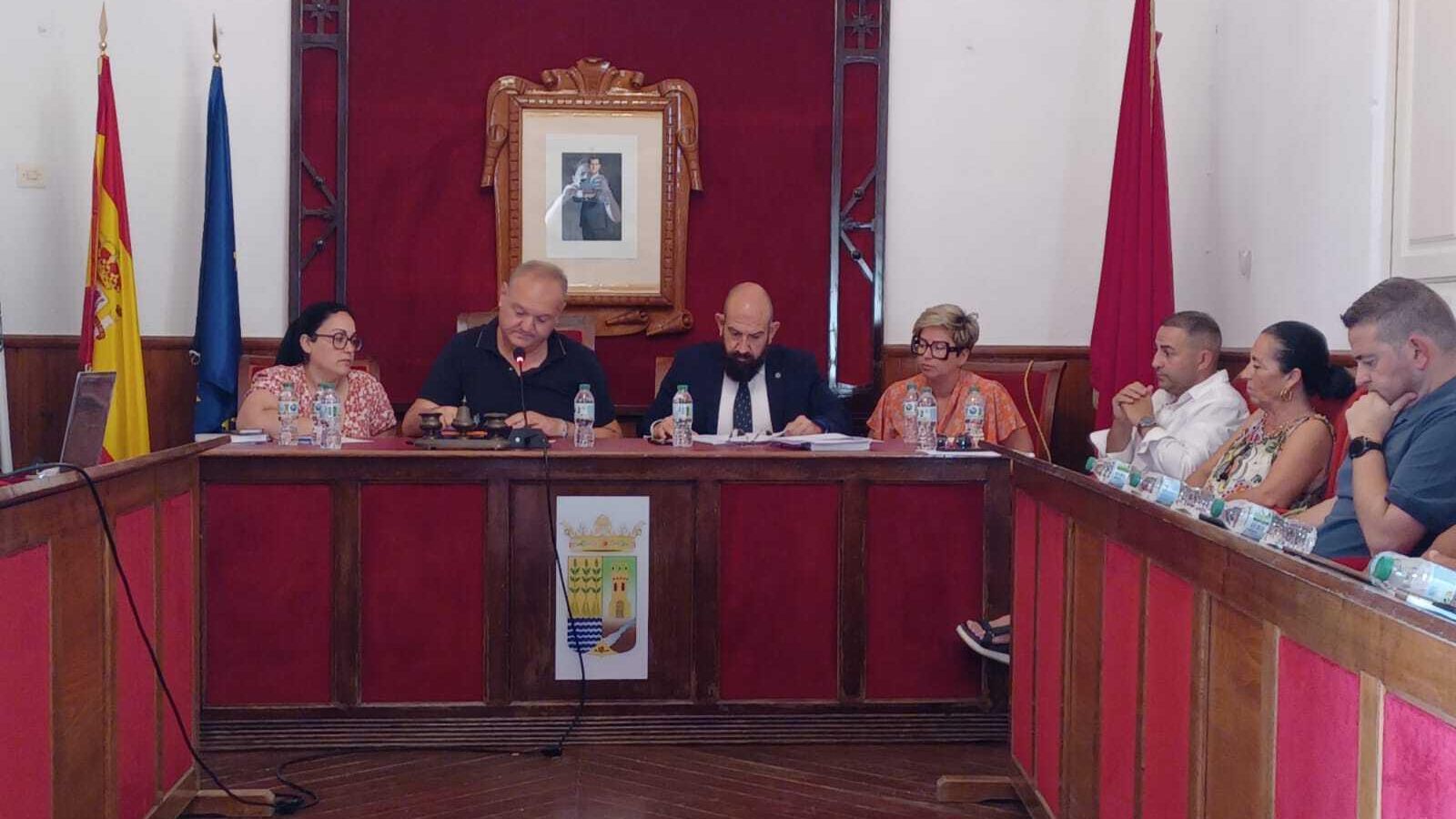 Imagen del Pleno en Cuevas de este 29 de julio.
