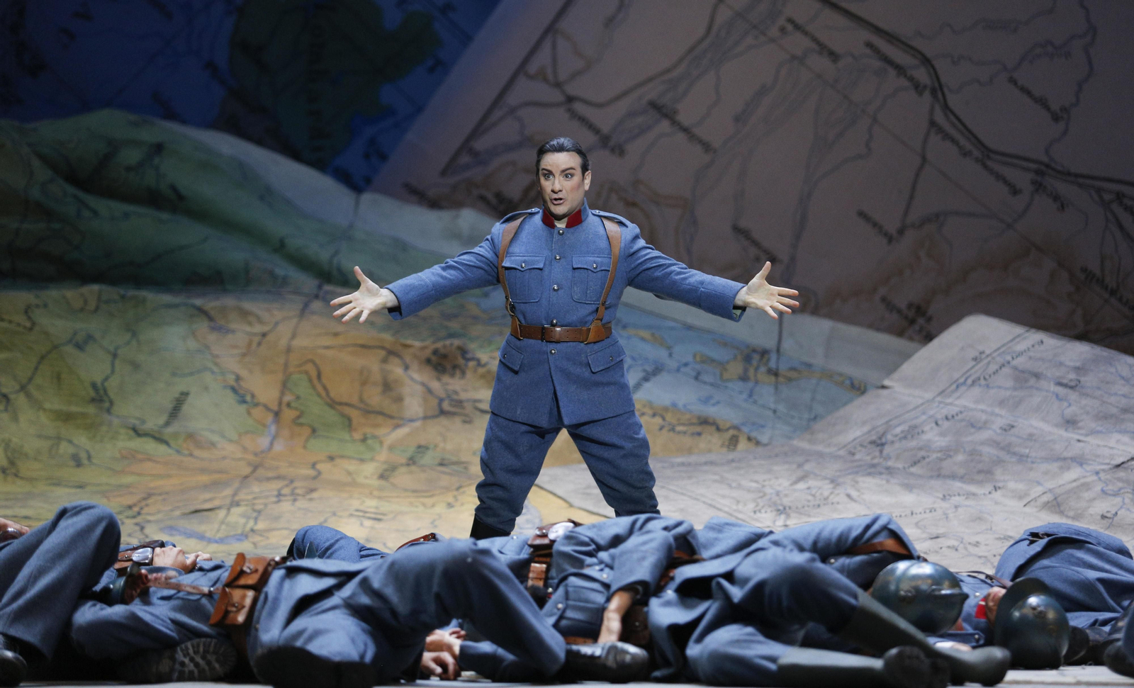 El ensayo general de la ópera 'La hija del regimiento'