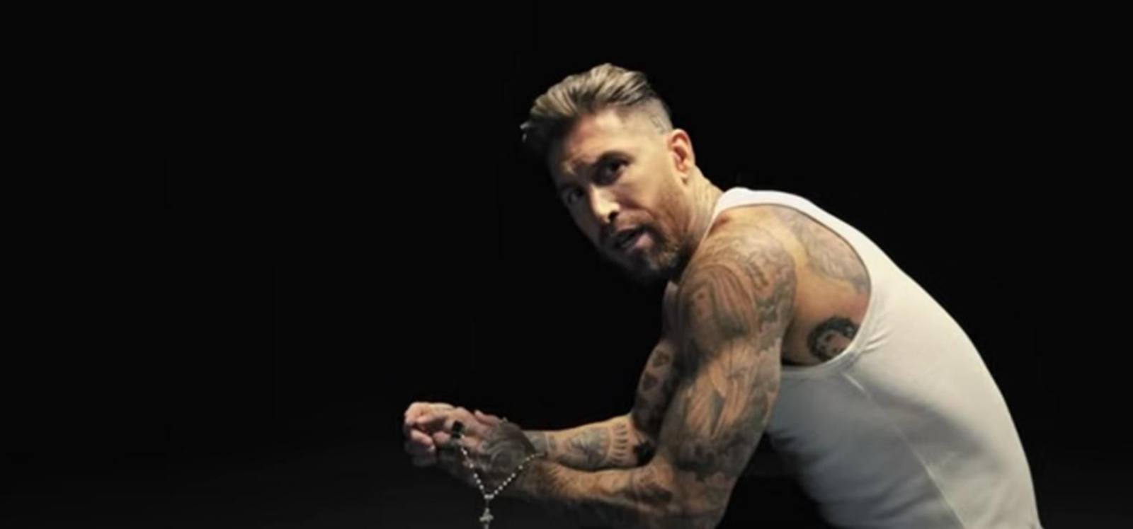 Sergio Ramos, en el videoclip de 'Cibeles'.