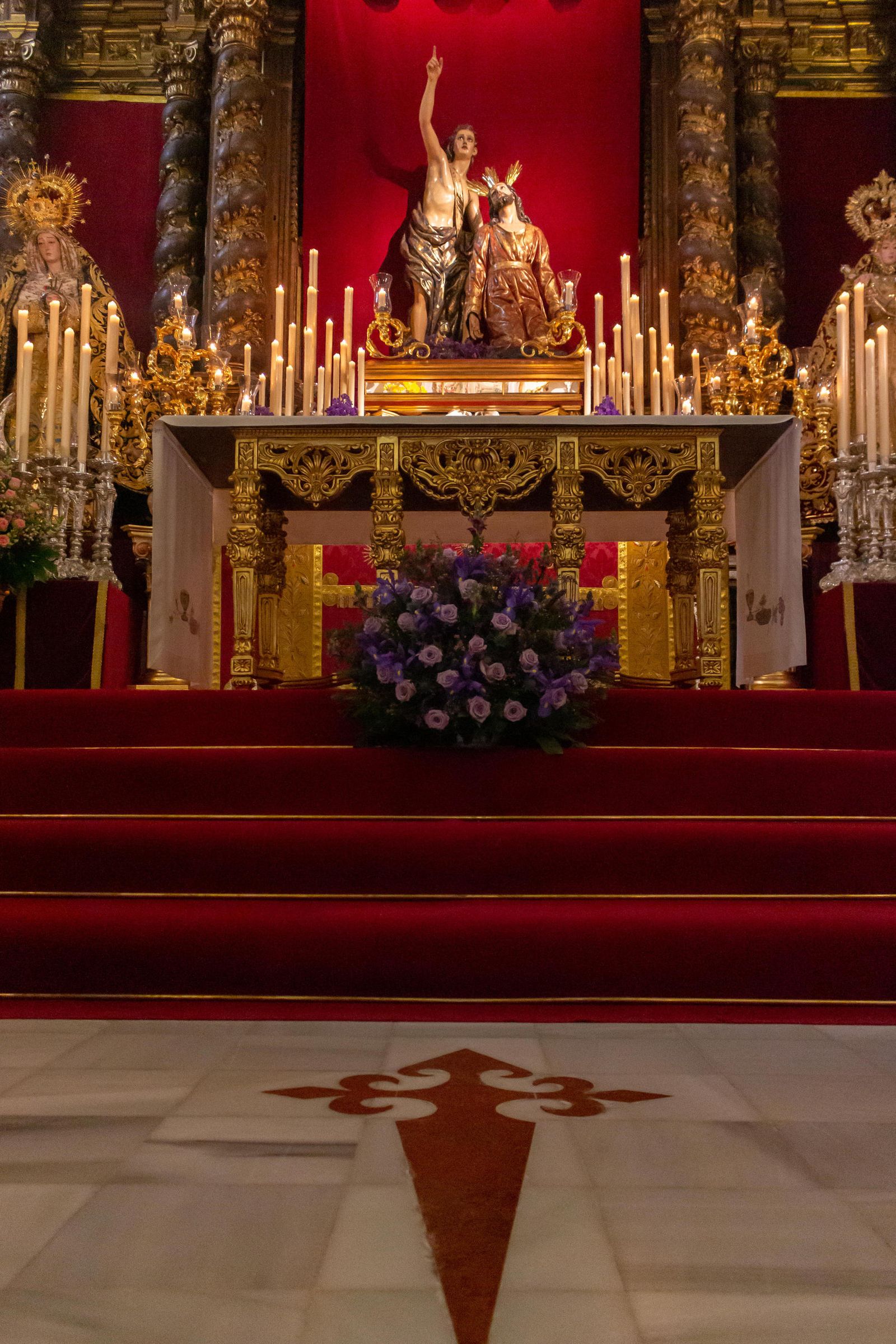 Imágenes de la hermandad del Huerto en las Comendadoras