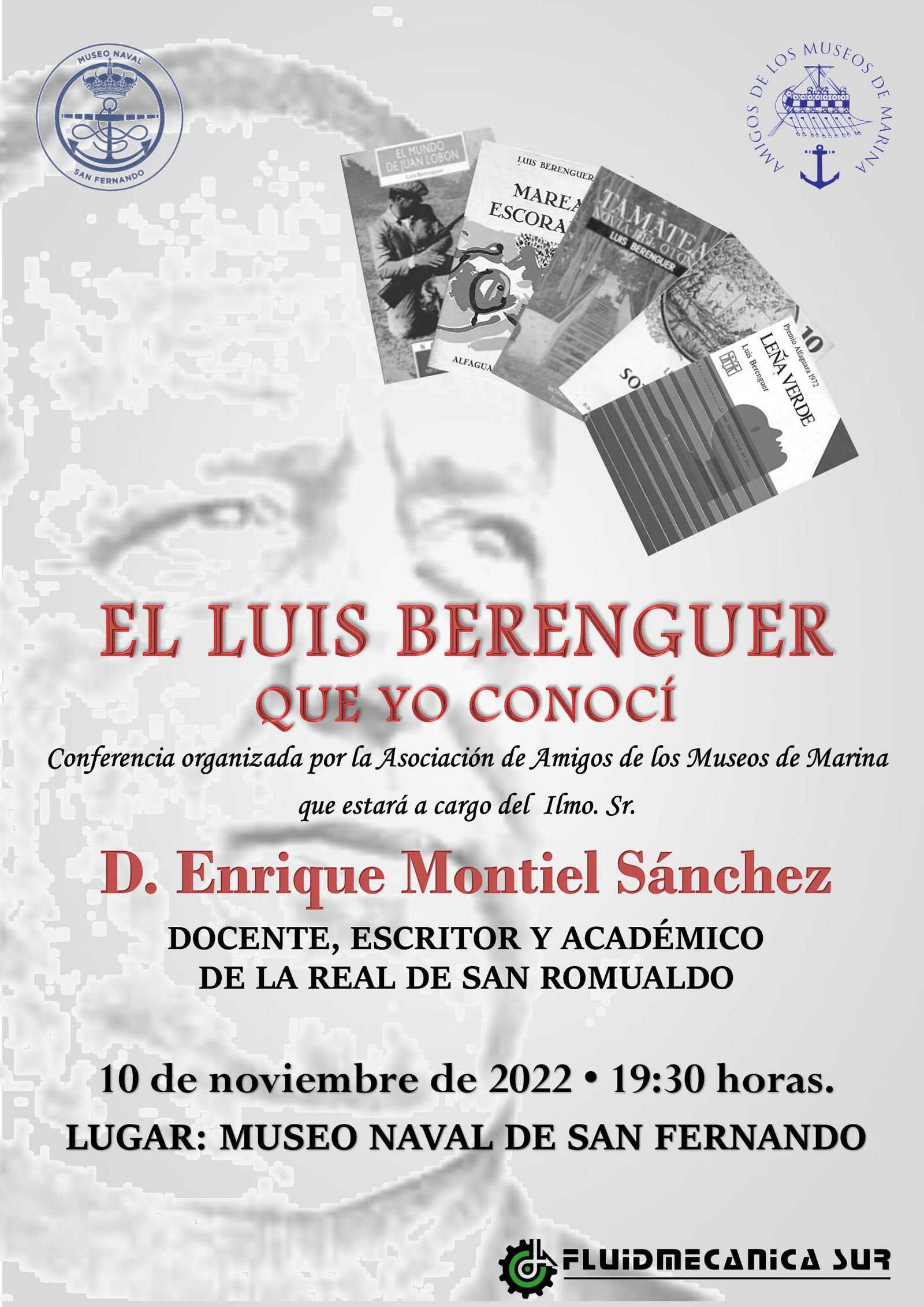 Conferencia de Enrique Montiel sobre Luis Berenguer.
