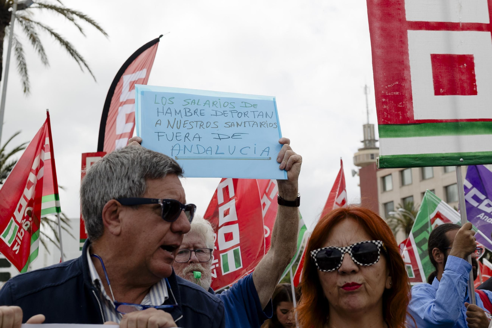 Imágenes de la manifestación del 1 de Mayo en Cádiz