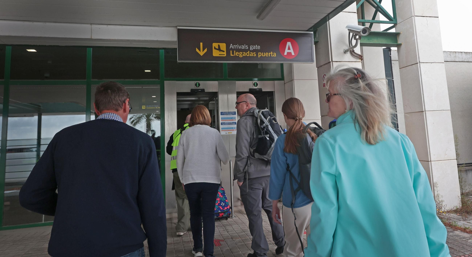 La llegada del primer vuelo de Jet2 al aeropuerto de Jerez en imágenes