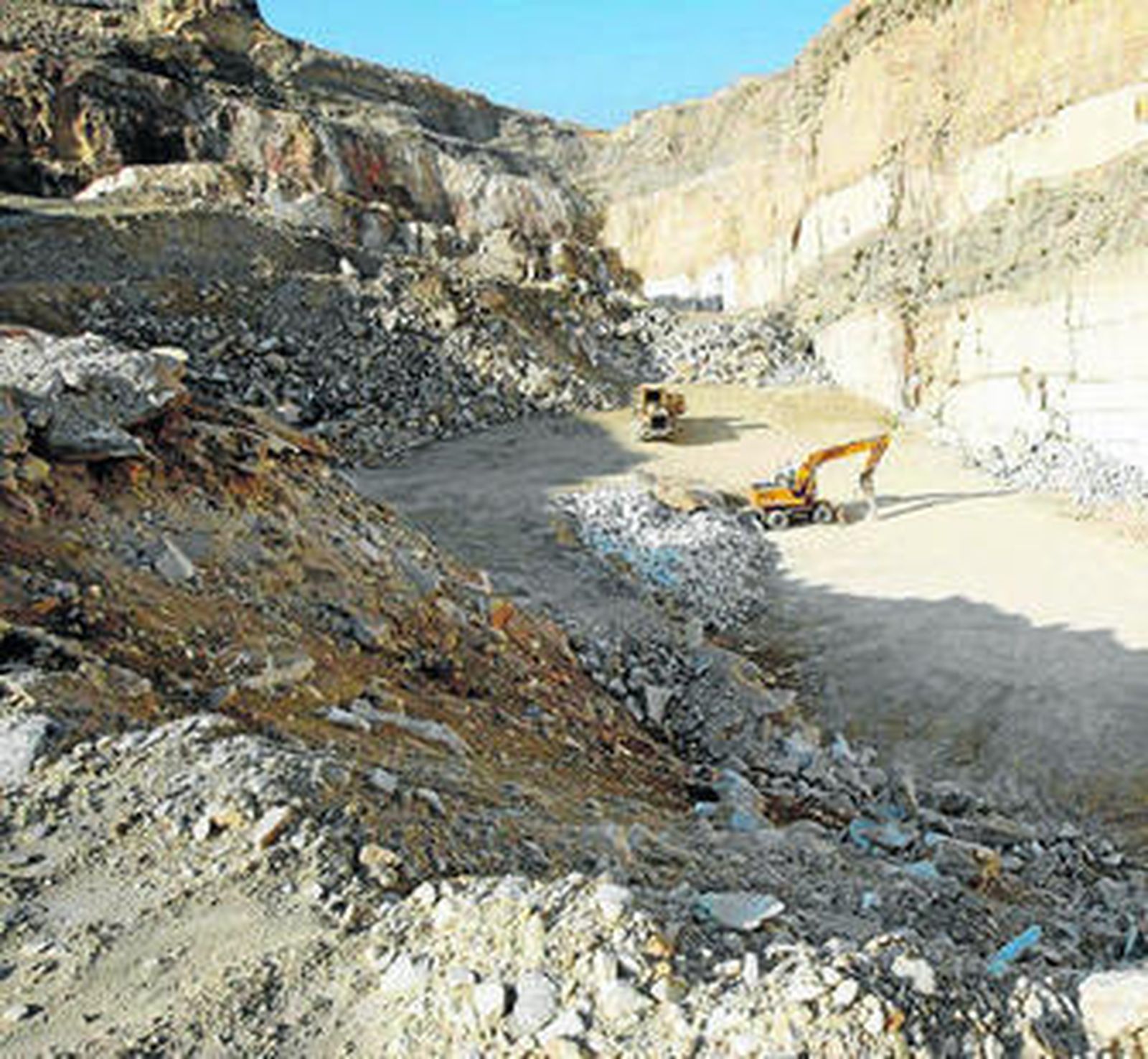 La extracción de áridos ha descendido en Almería como consecuencia de la crisis económica.