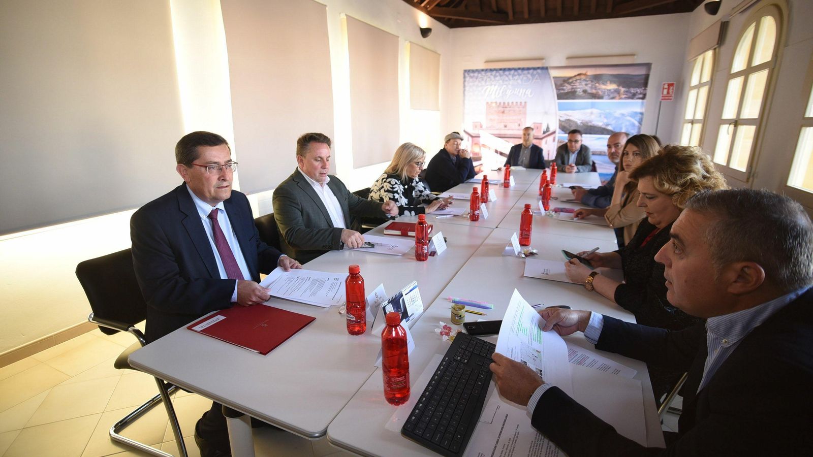 Reunión con alcaldes y alcaldesas de los municipios lorquianos