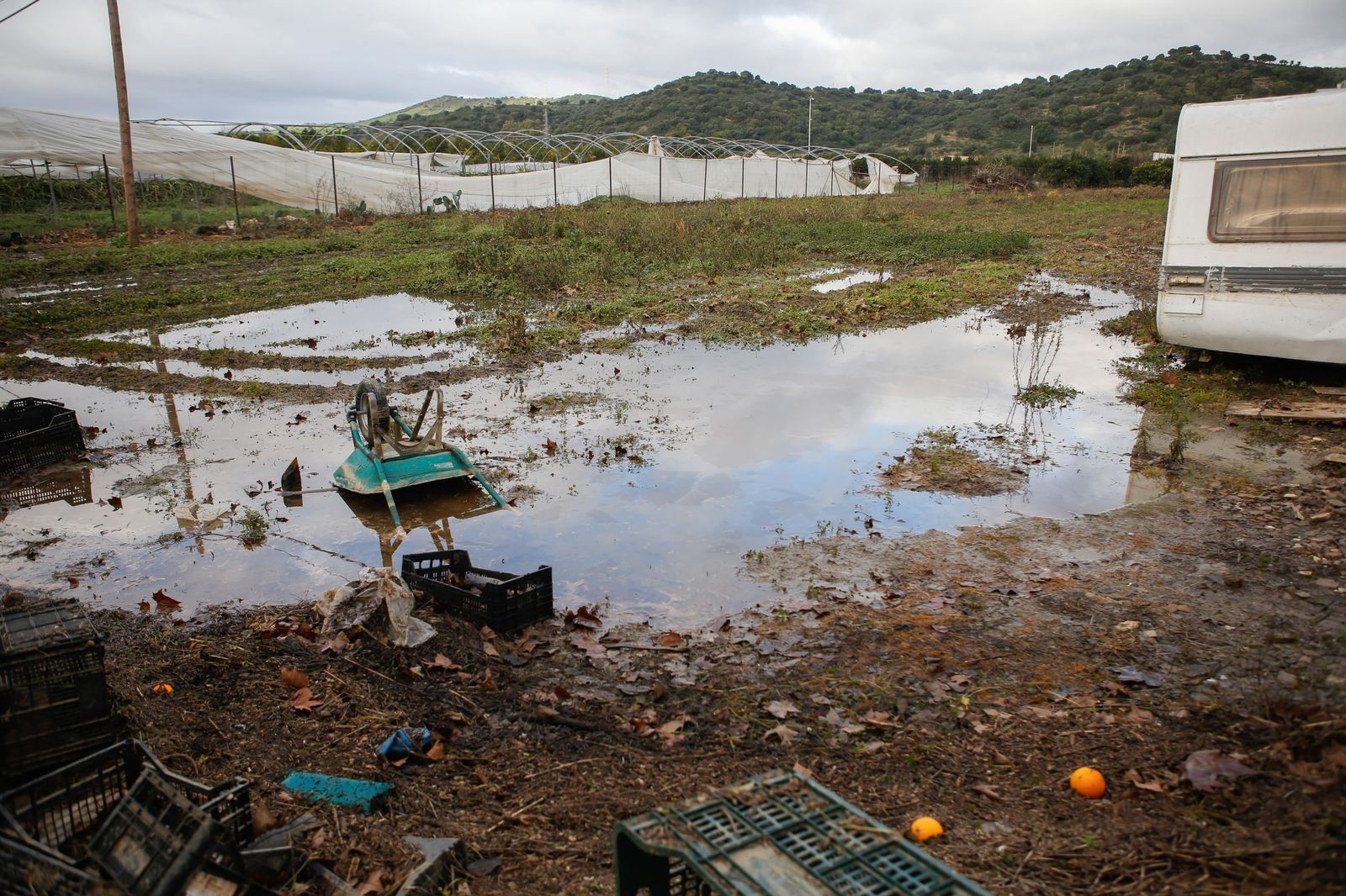 Fotos de las consecuencias de la borrasca Francis en Tesorillo y Jimena