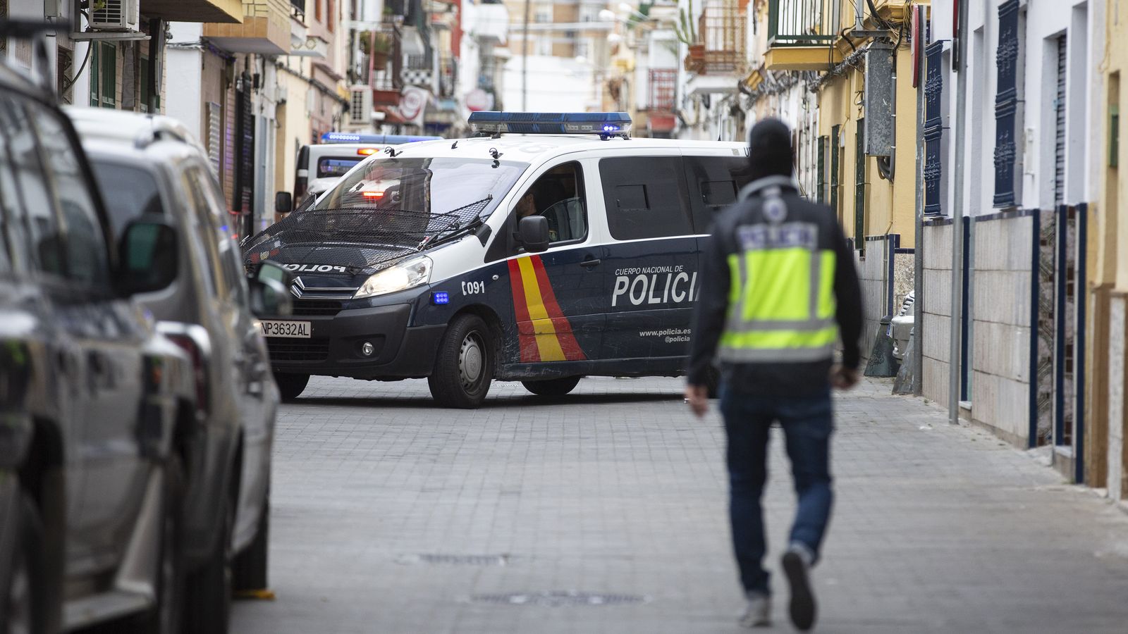 Operación antiyihadista en Su Eminencia.