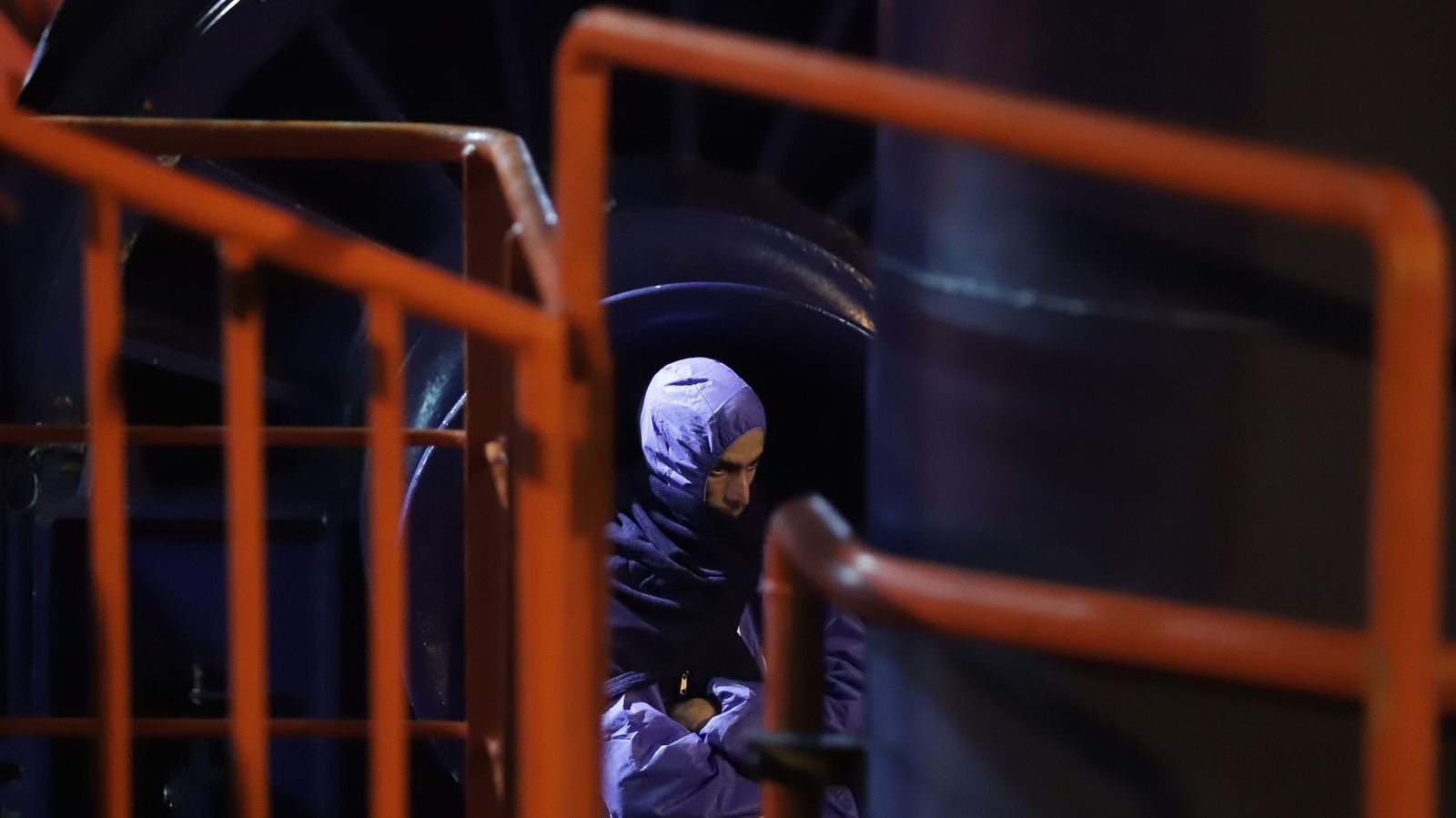 Imágenes de los 85 migrantes rescatados