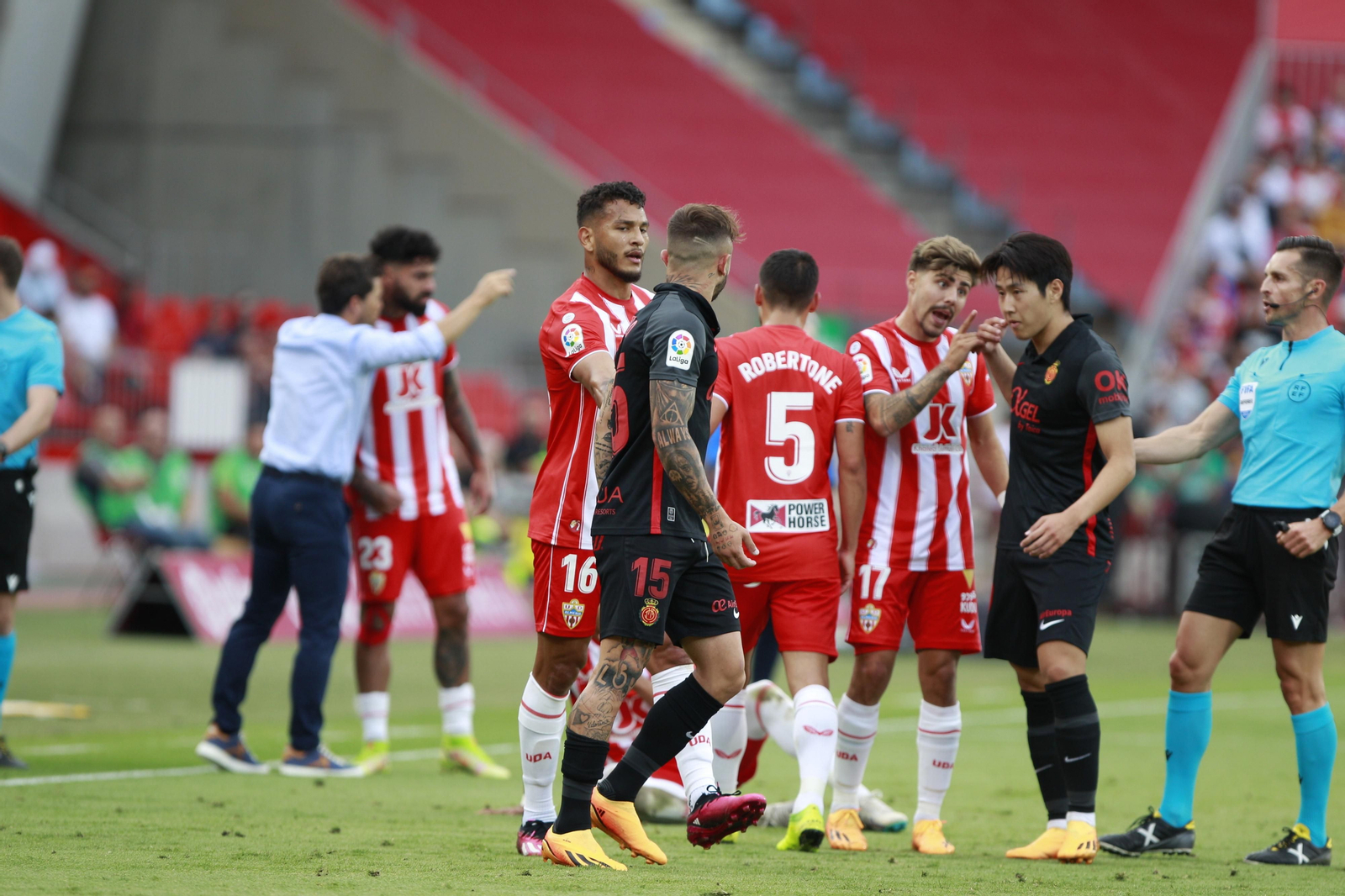 Imágenes del partido U.D. Almería-R.C.D. Mallorca