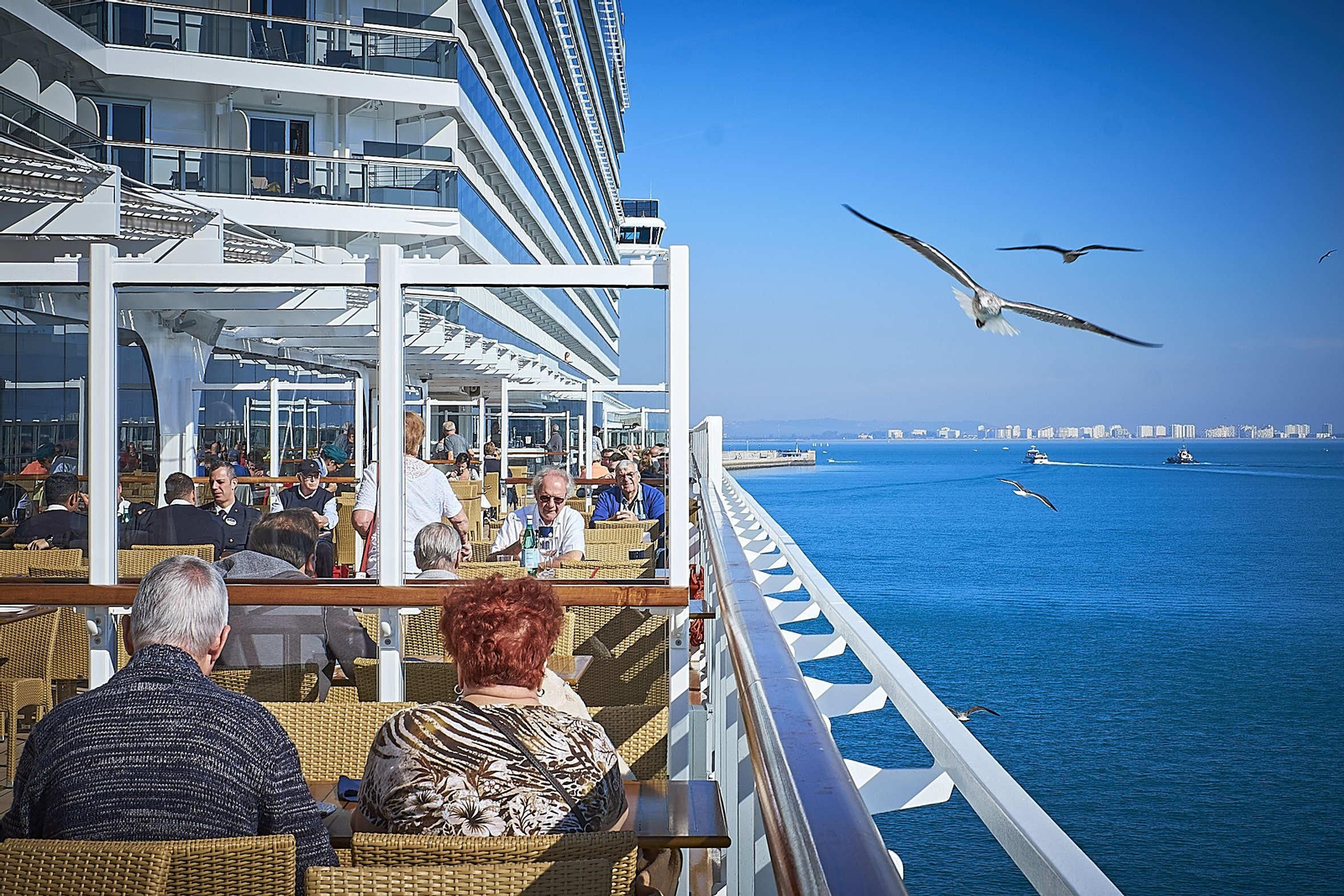 Primera escala en Cádiz del crucero MSC Seaside