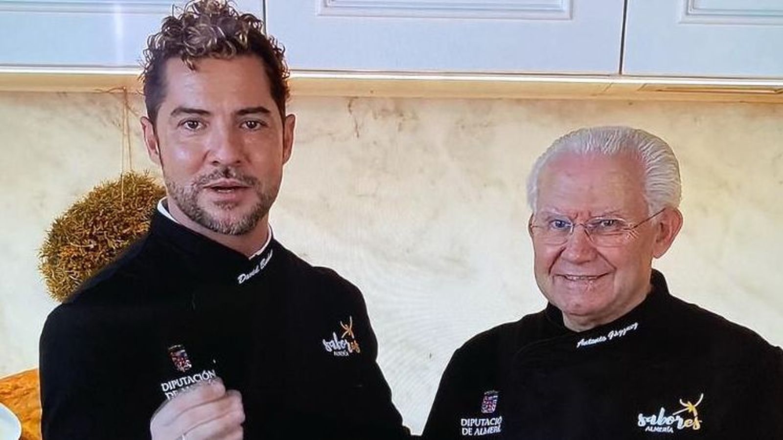 Antonio Gázquez con David Bisbal.