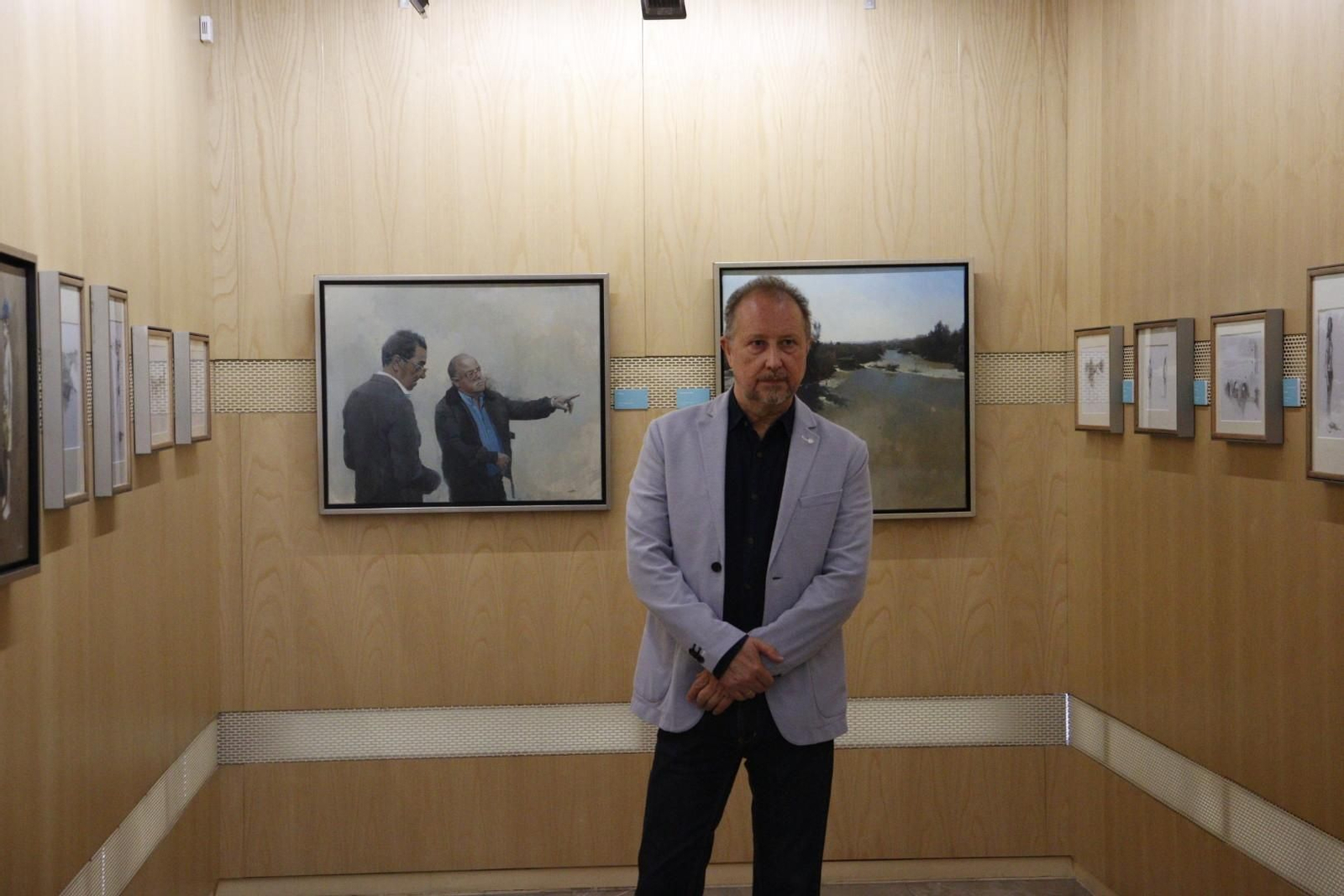 La exposición 'Dibujos preparatorios. Paisajes y Figuras' del Museo de Bellas Artes, en imágenes