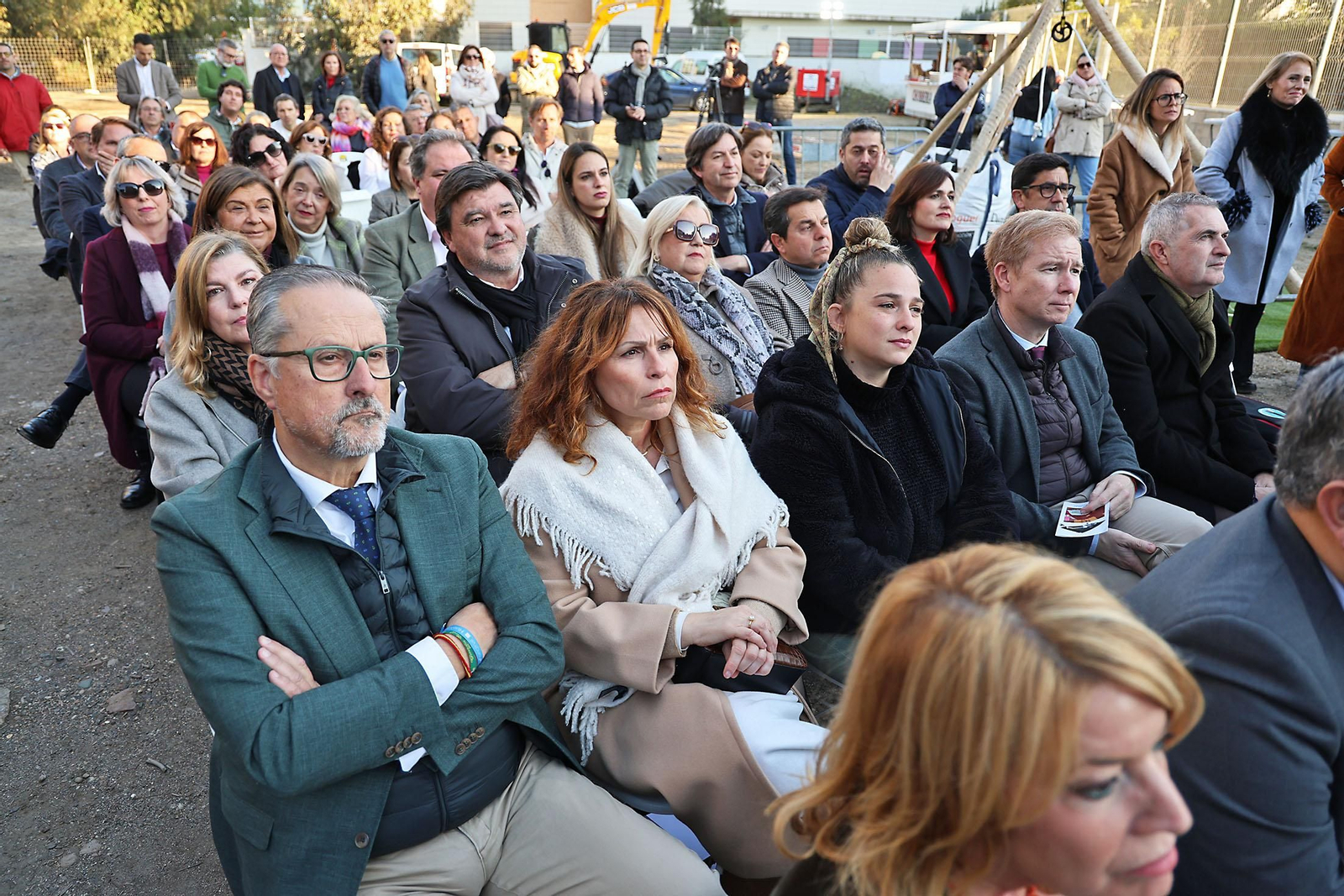 Imágenes del acto de colocación primera piedra del futuro Centro Polivalente de la Fundación Laberinto