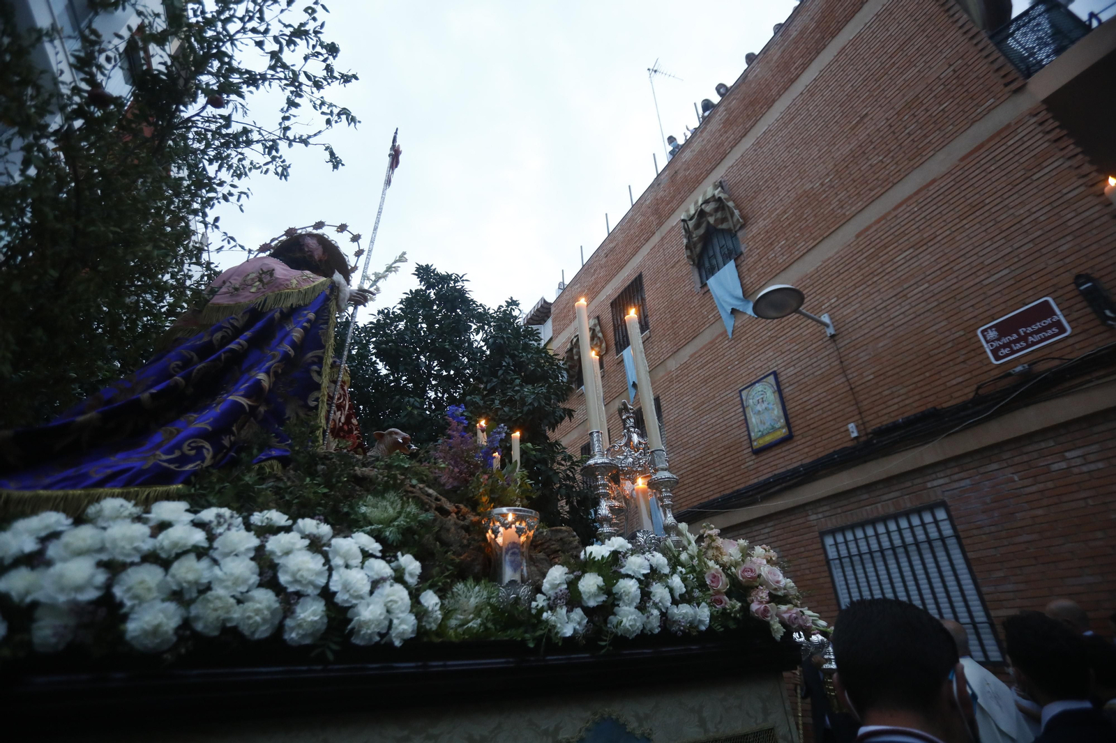 La procesión de la Divina Pastora de las Almas, en imágenes