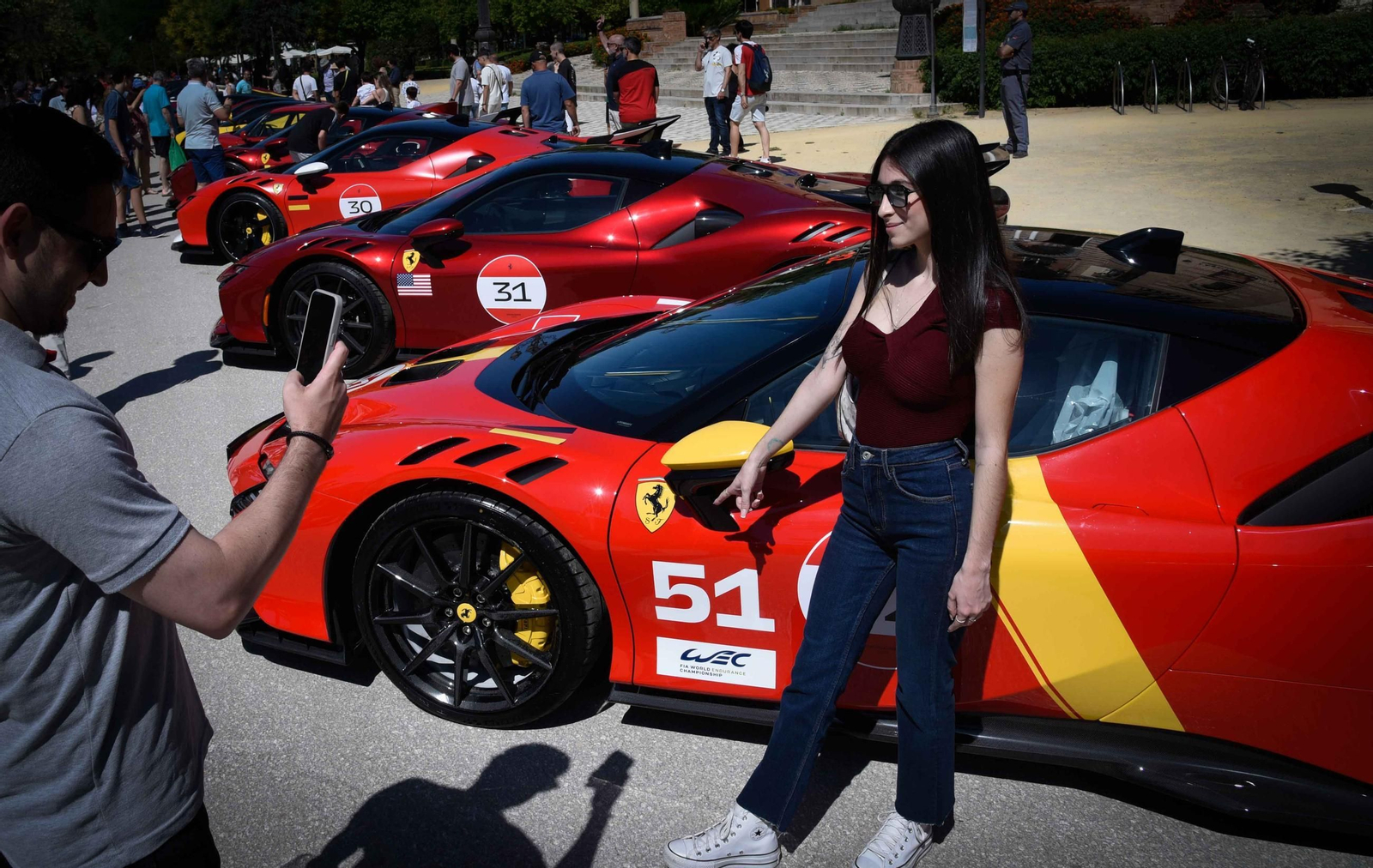 Ferrari Cavalcade 2025 en Sevilla