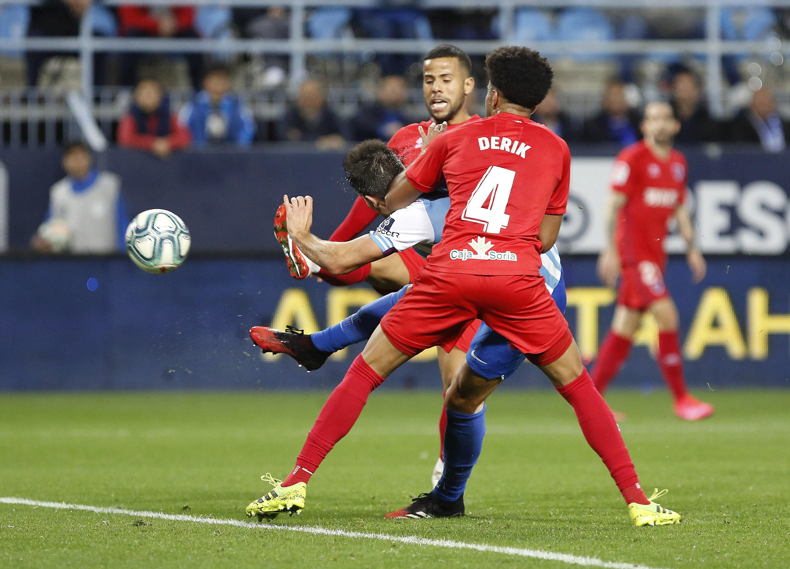 El Málaga-Numancia, en fotos