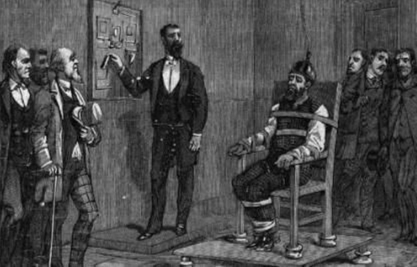 Grabado sobre la primera ejecución en los EEUU