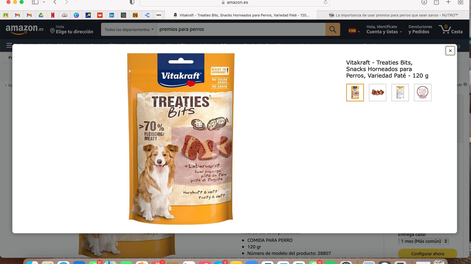 Snacks Horneados para Perros