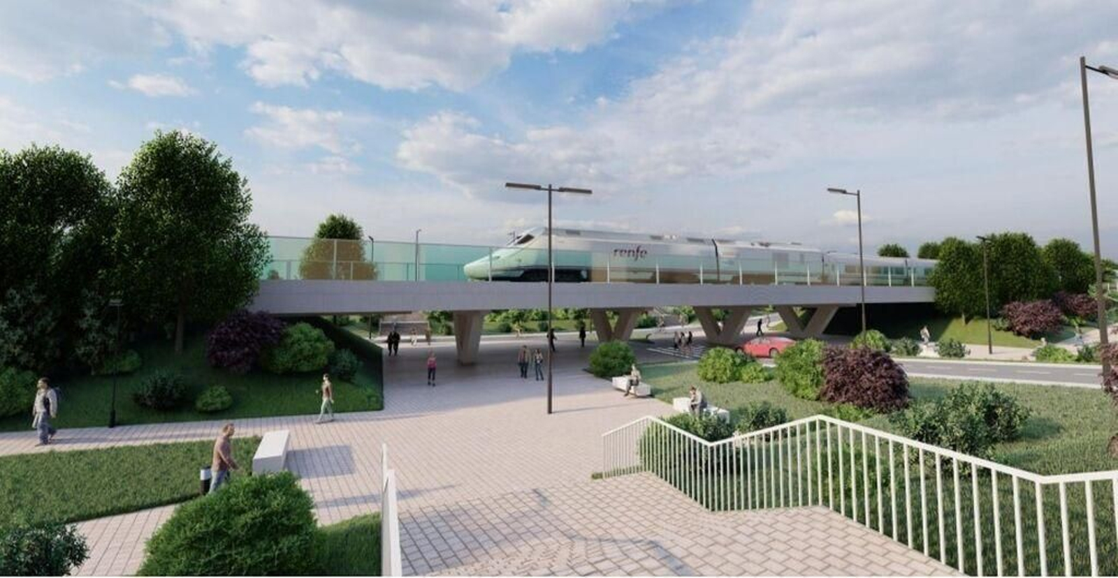 Idea de Adif para la integración del ferrocarril en Granada