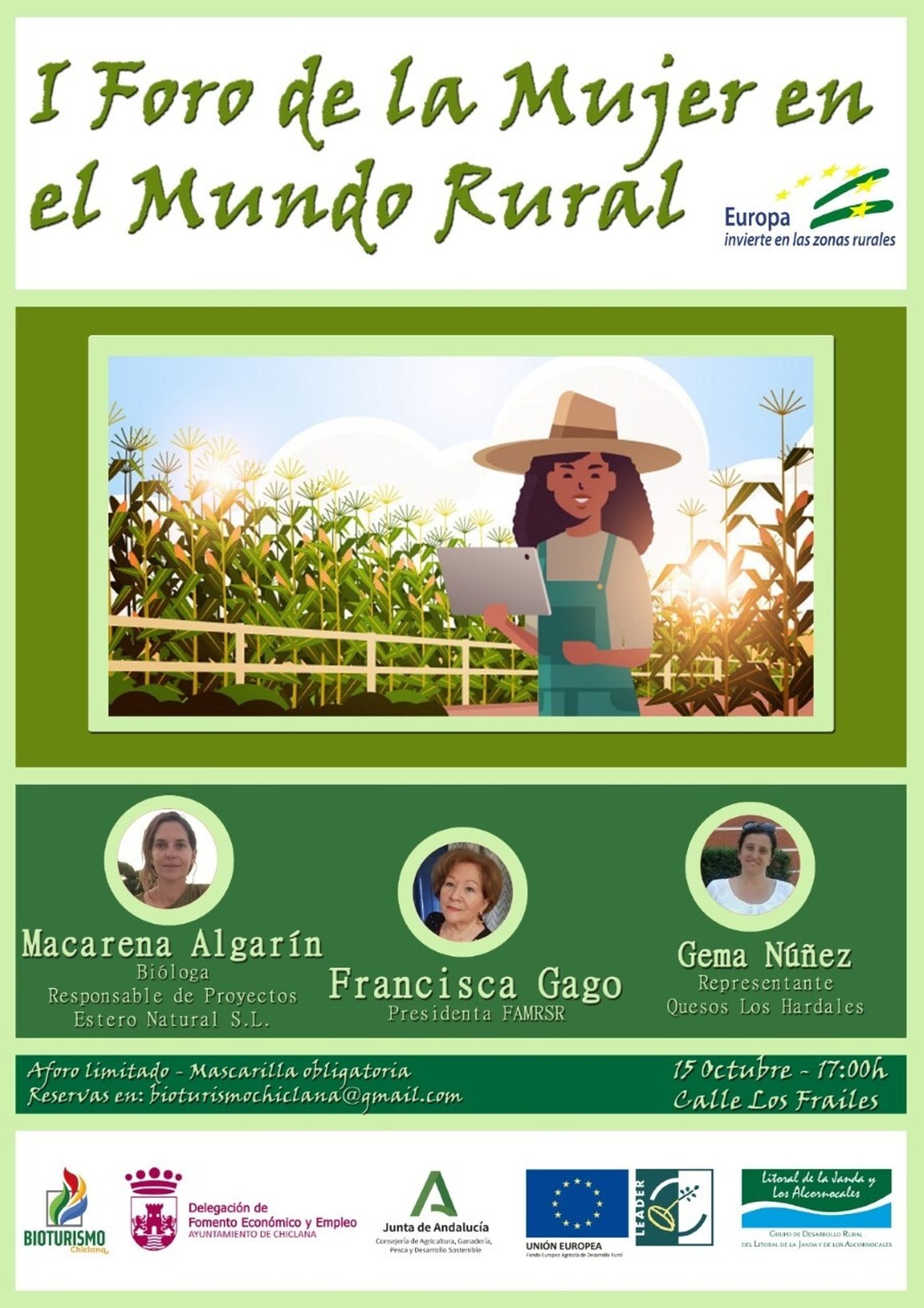 Cartel del encuentro que se celebra este jueves en Chiclana.