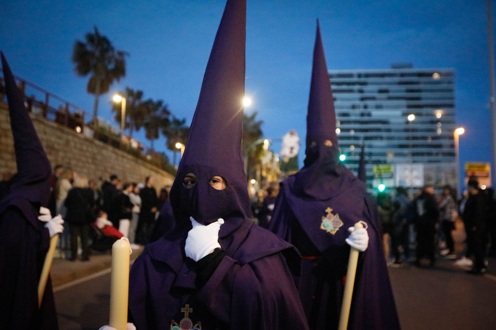 La procesión del Encuentro, en imágenes