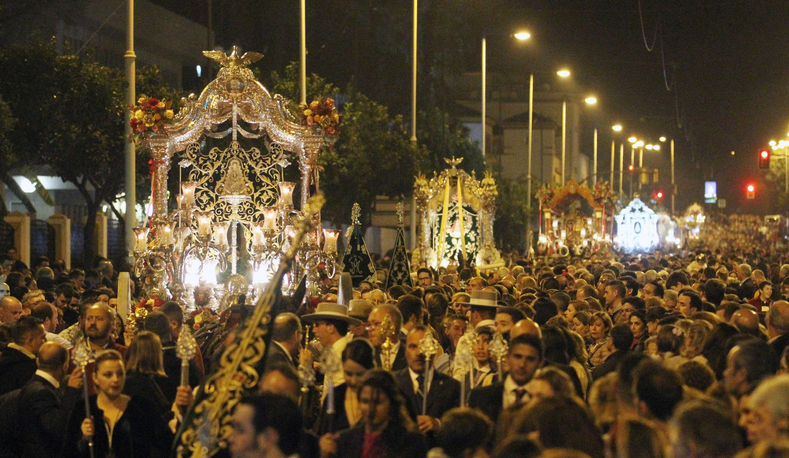 La procesión Magna Rociera en imágenes