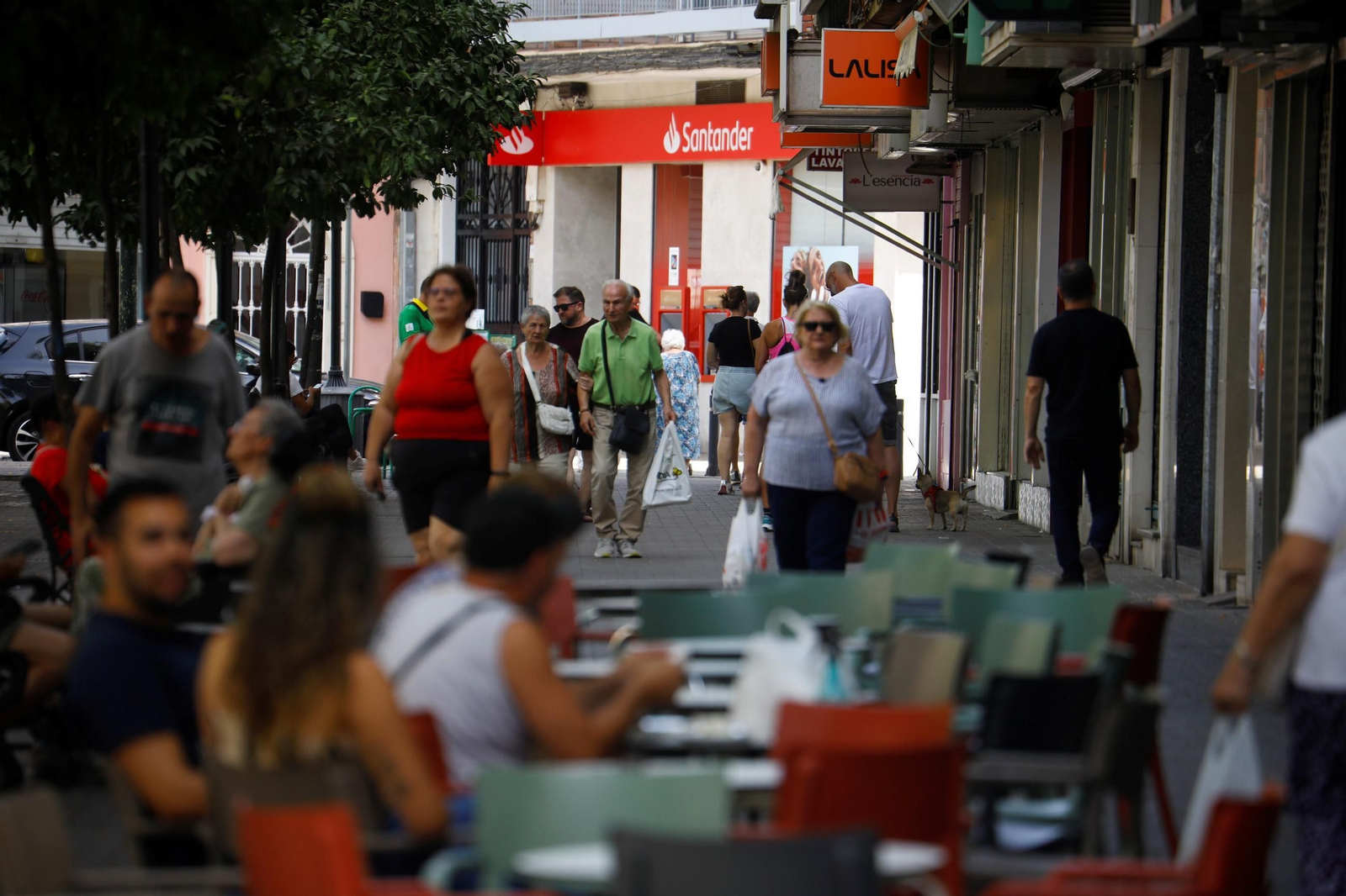 Ambiente en la avenida de Barcelona