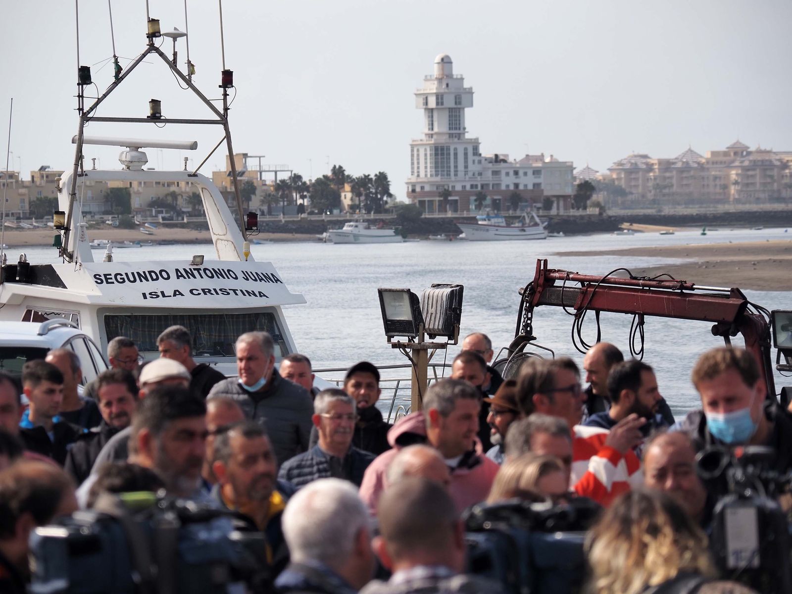 Concentración del sector pesquero onubense este martes en Isla Cristina
