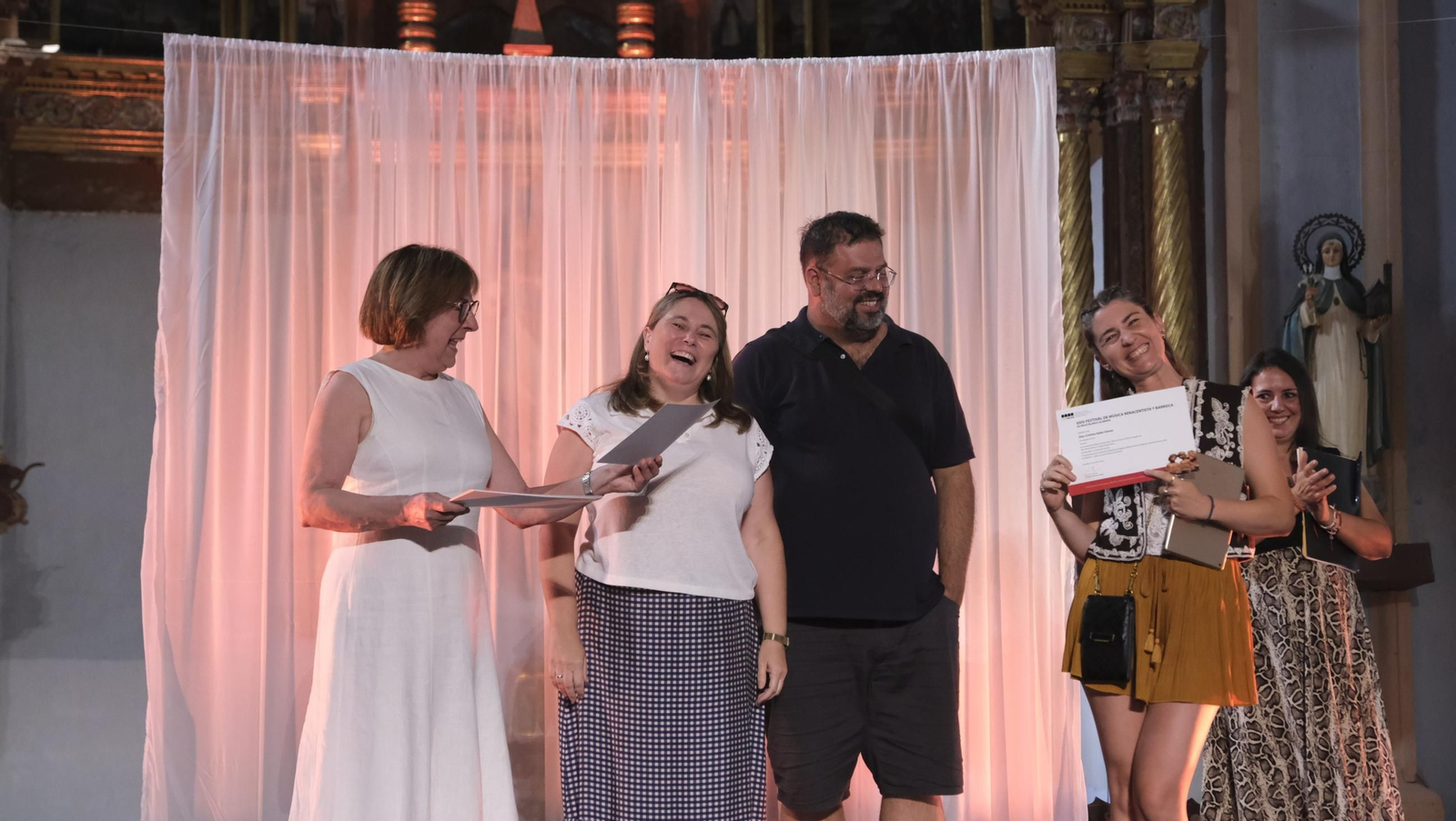 Entrega de diplomas a los alumnos de la Academia Musical del Festival de Vélez Blanco