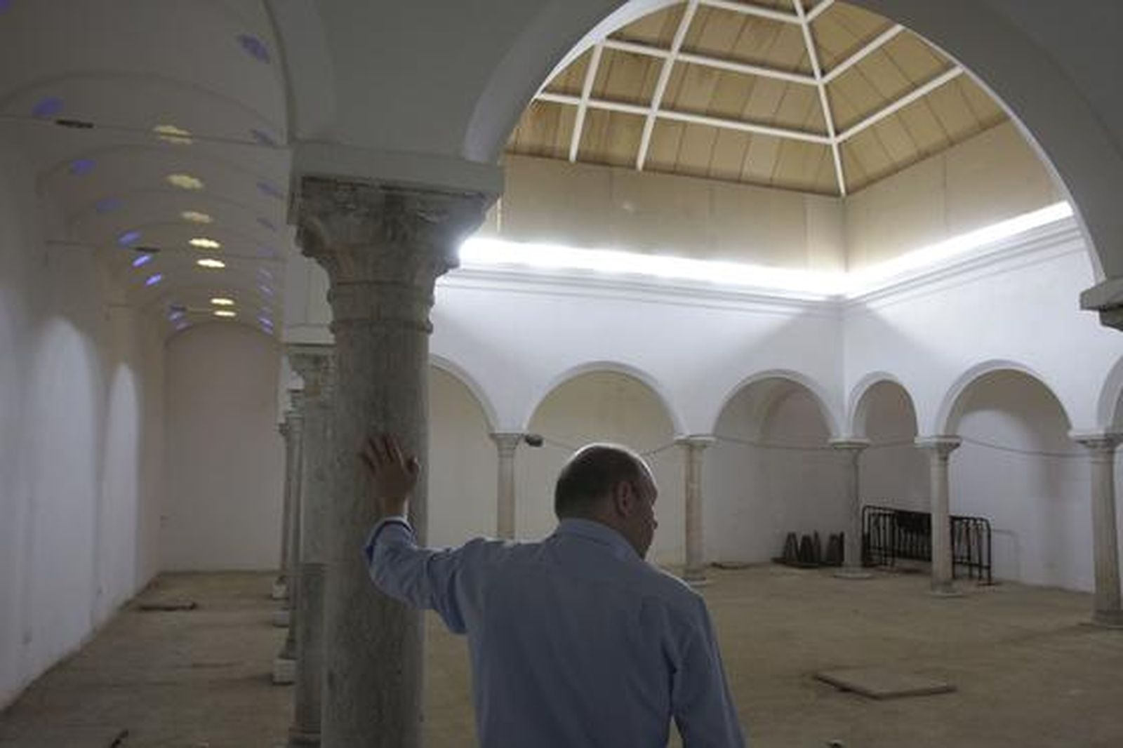 Estancia principal de los baños.

Foto: José Ángel García