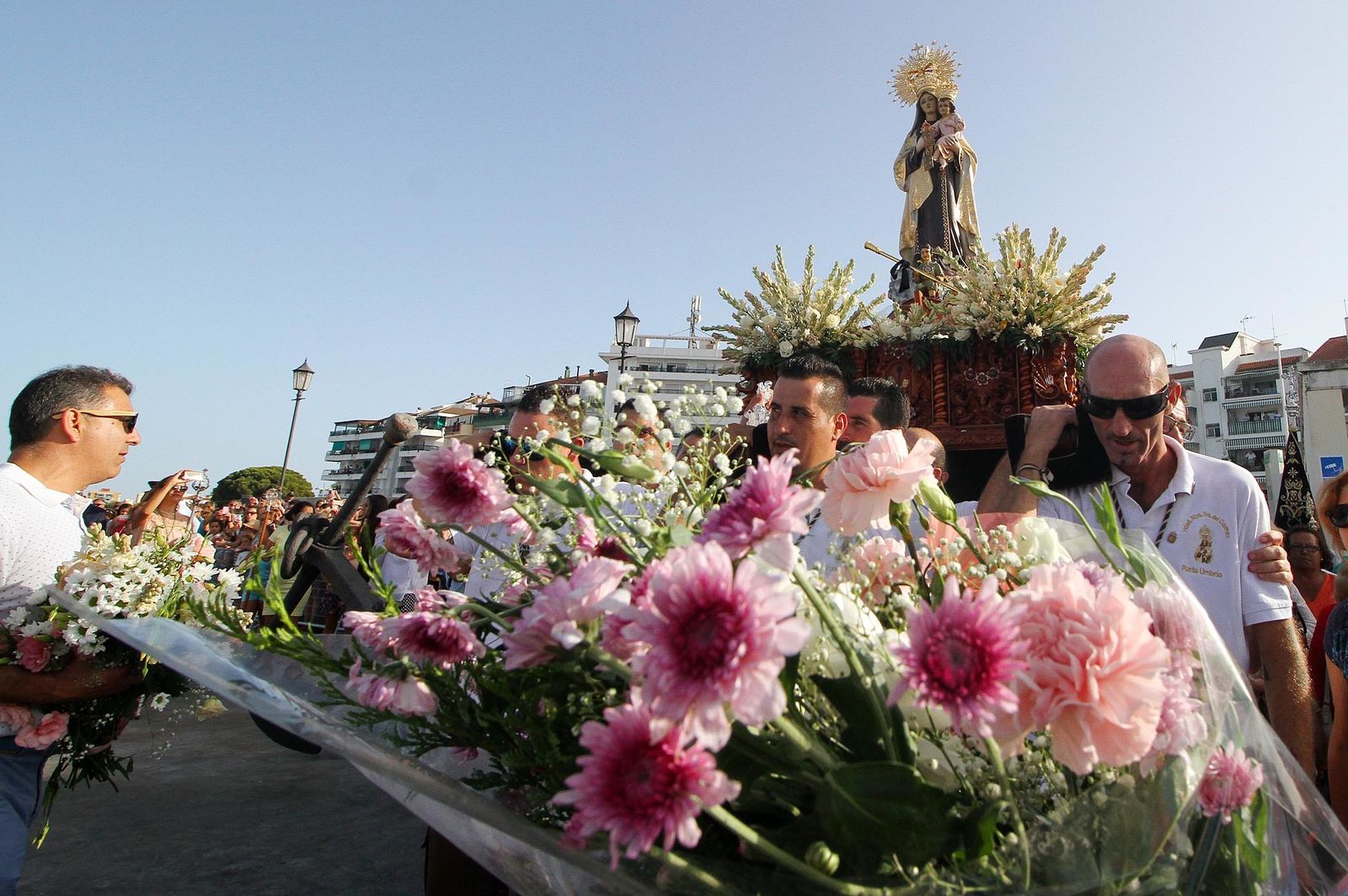 Imágenes de la procesión de la Virgen del Carmen en Punta Umbría