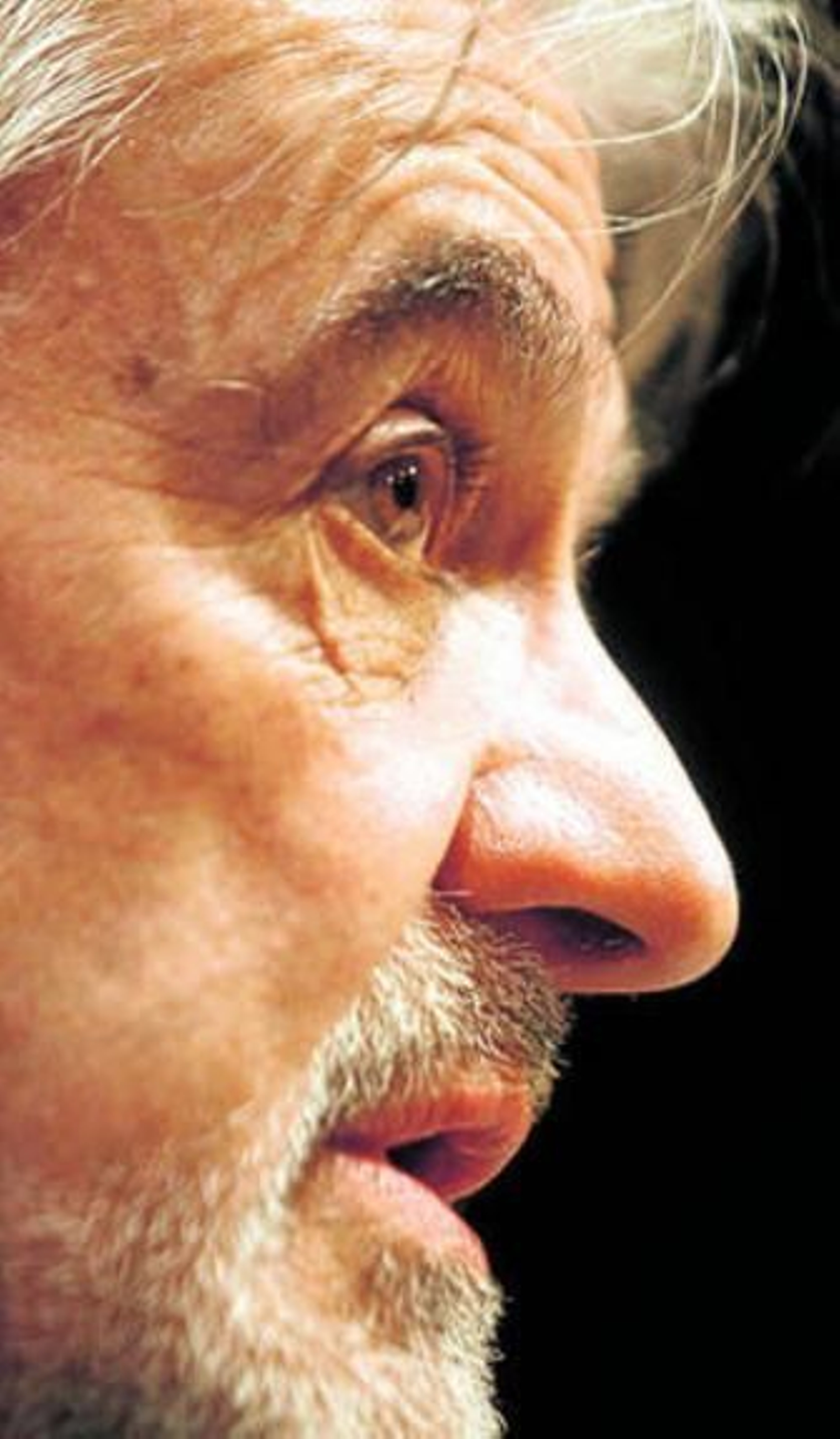 Los dos artistas, ayer, tras el último ensayo en el Teatro del Zaidín.