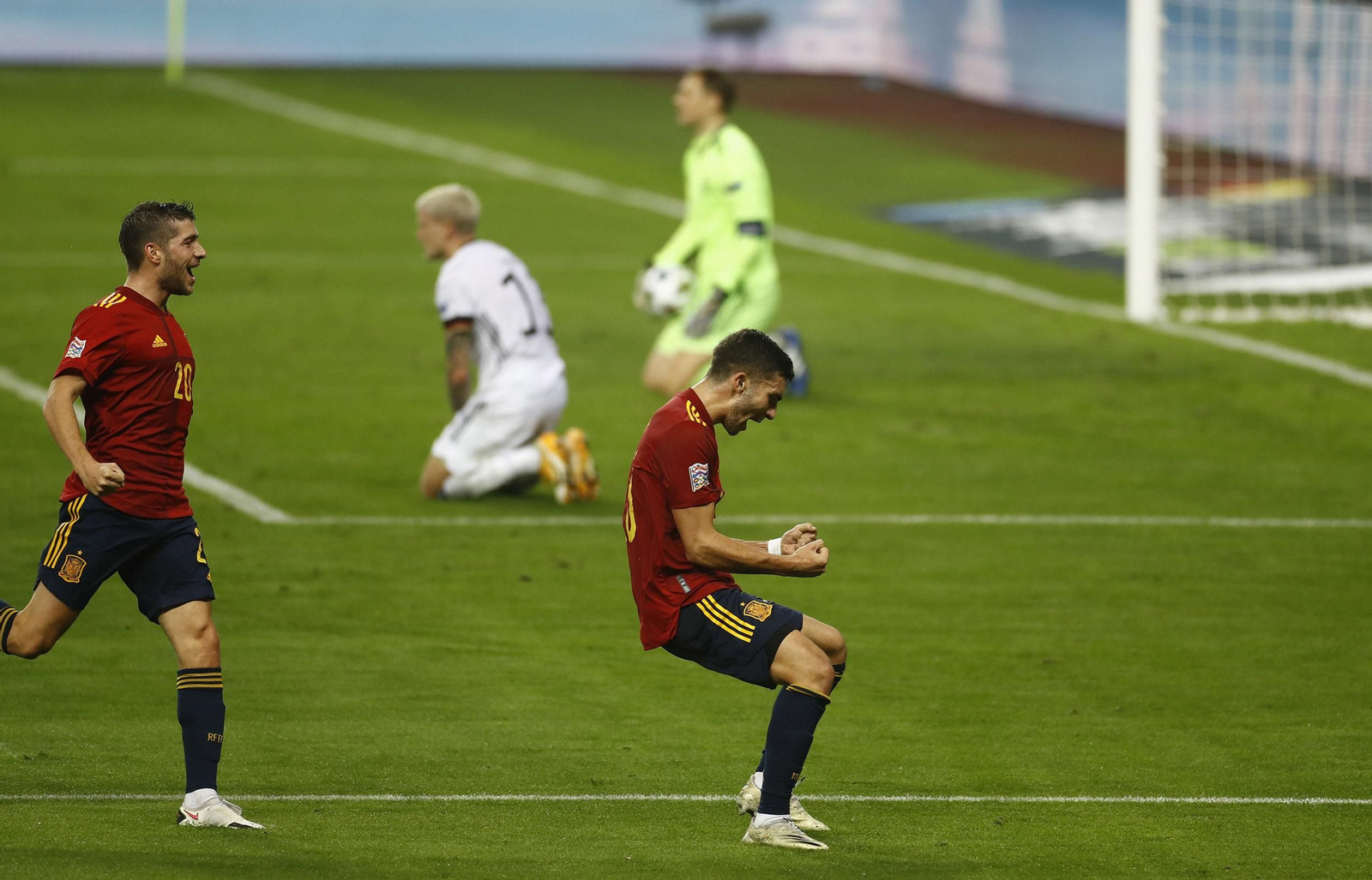 España-Alemania, en imágenes