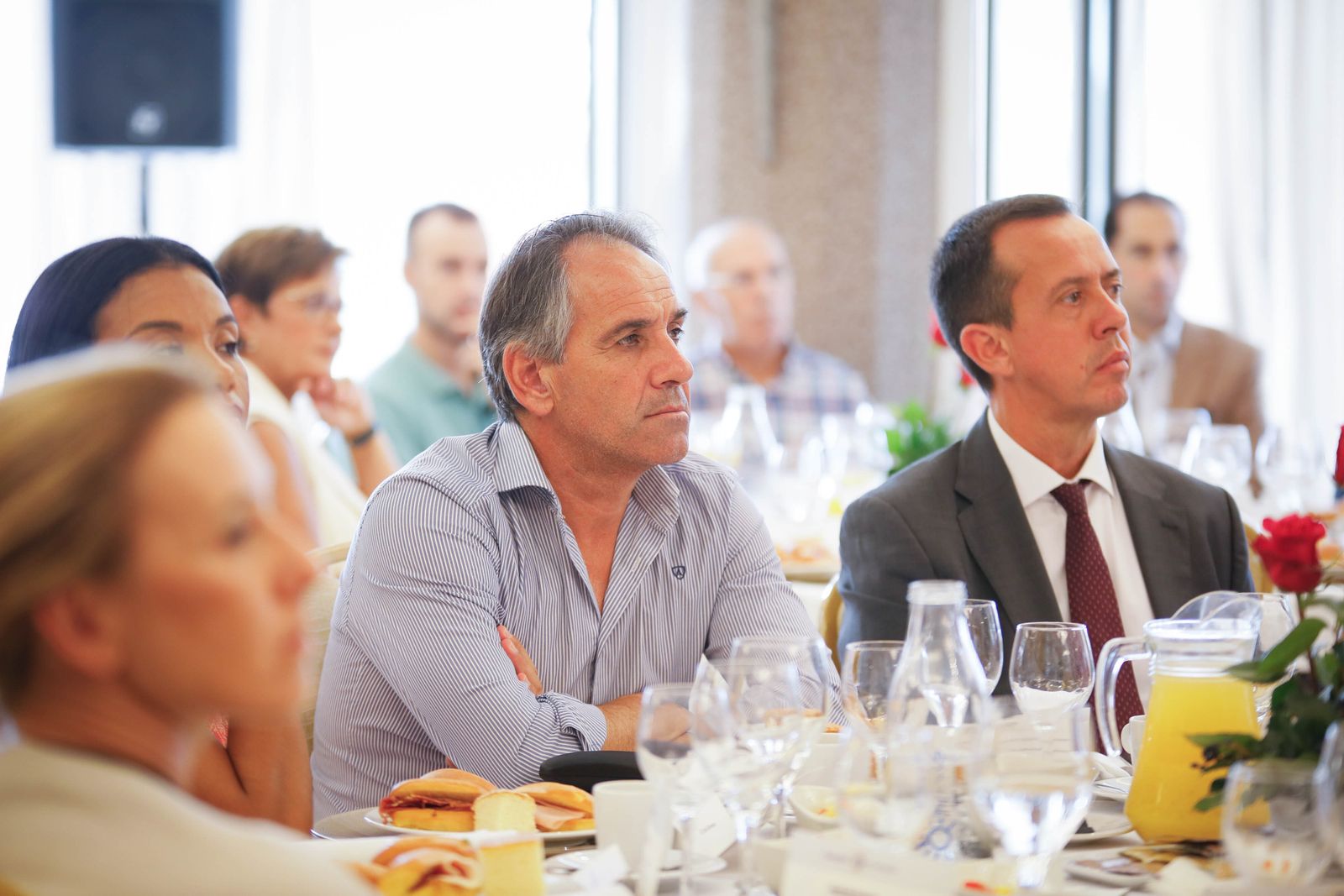 Imágenes del desayuno coloquio de Diario de Almería, con Jesús Barranco, CEO de La Unión