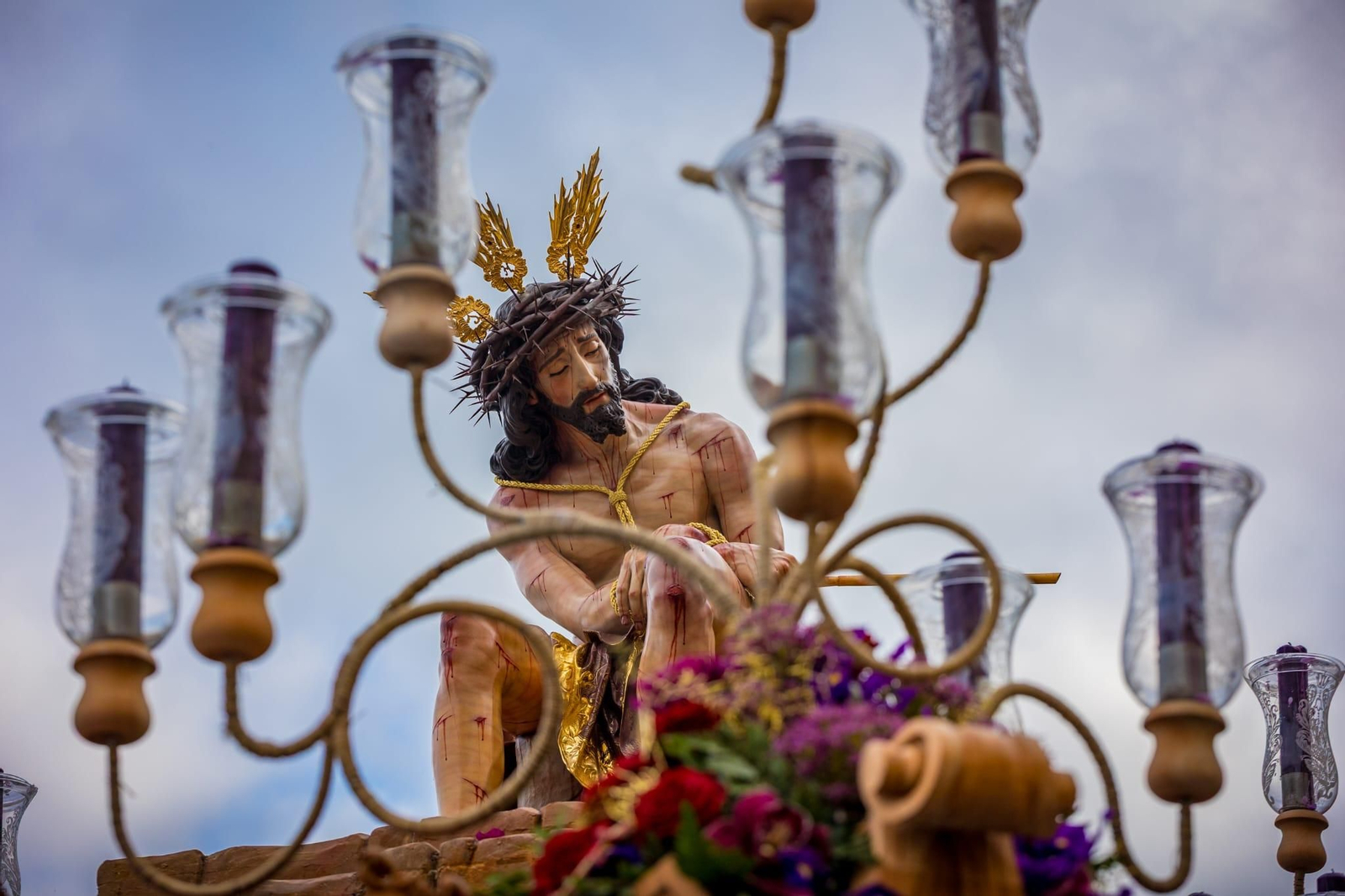 Las imágenes de la Coronación de Espinas en el Sábado de Pasión de la Semana Santa de San Fernando