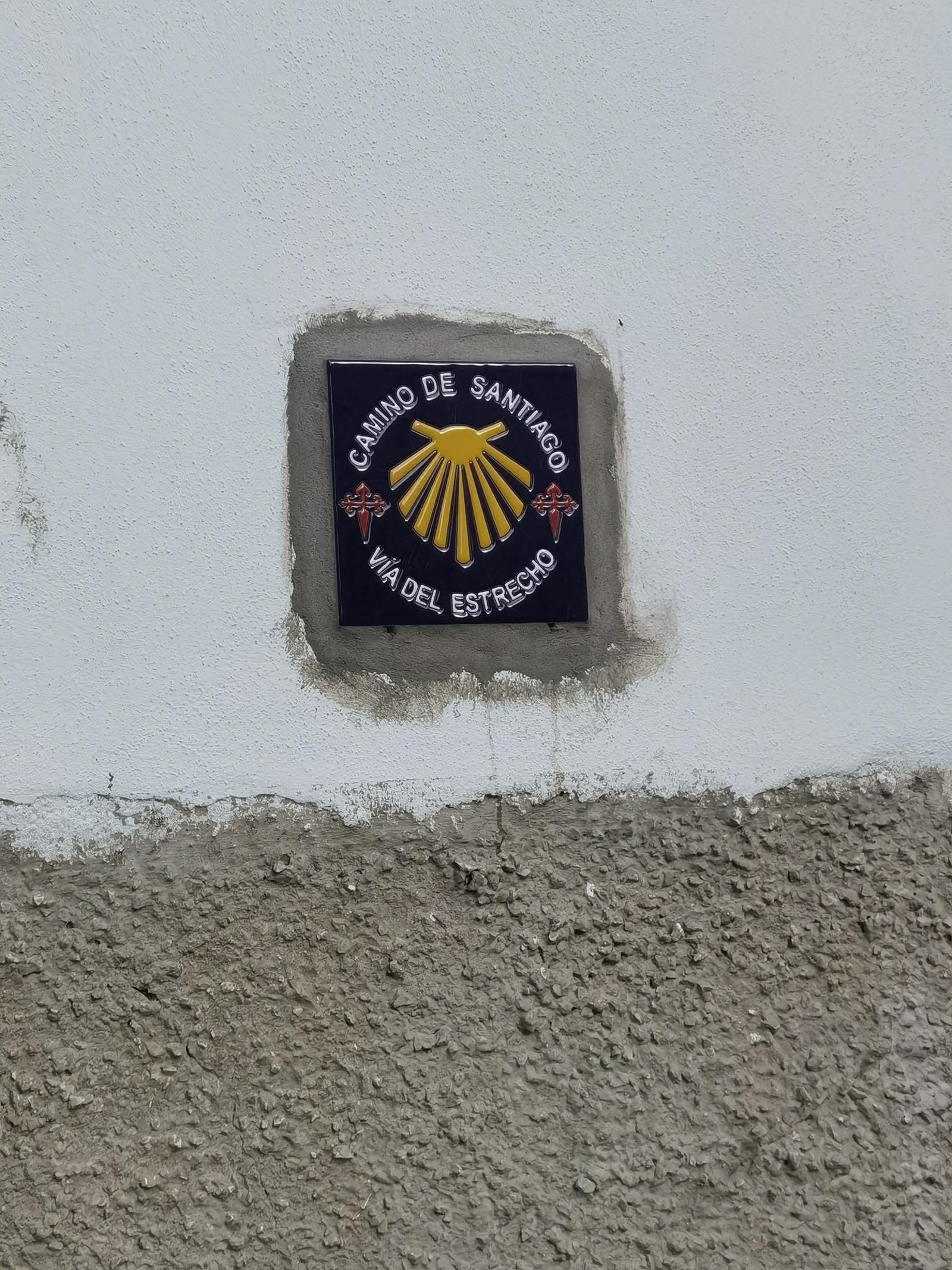 Indicador del Camino de Santiago en Benalup Indicador del Camino de Santiago en Benalup