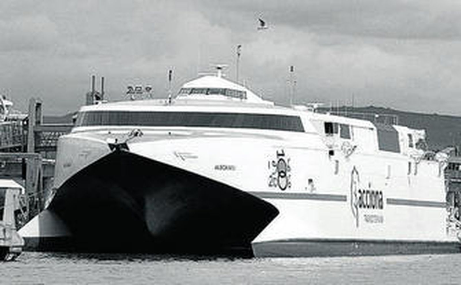 Una instantánea del buque 'Alborán', de Acciona.