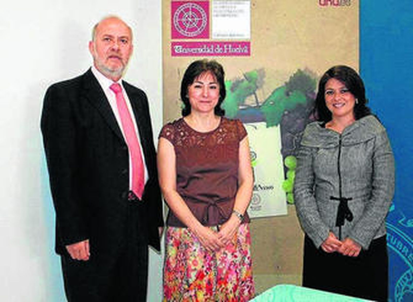 Isabel Rodríguez, Manuel Infante y Charo Rosado.